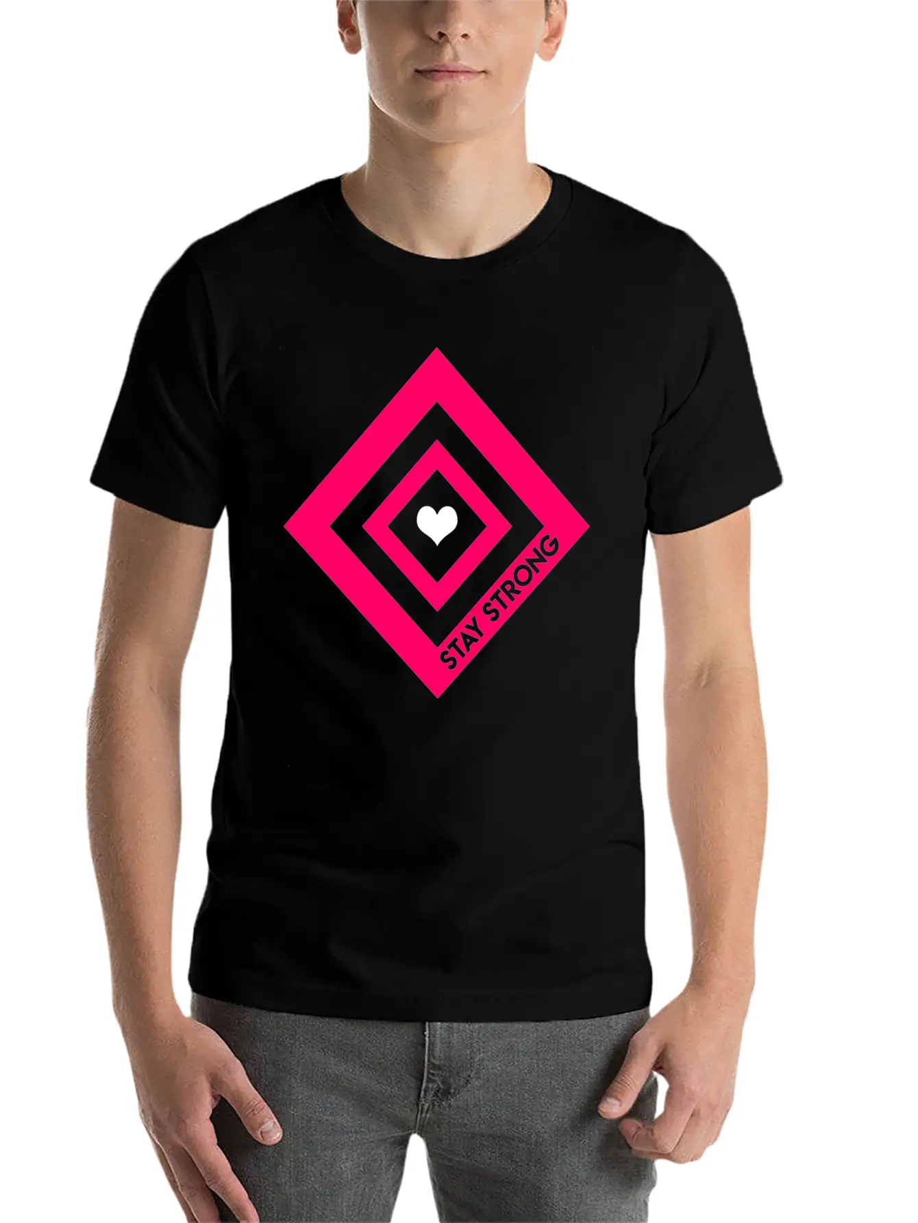 STAY STRONG Essential Unisex Summer Tee – Soft Cotton Casual Fit