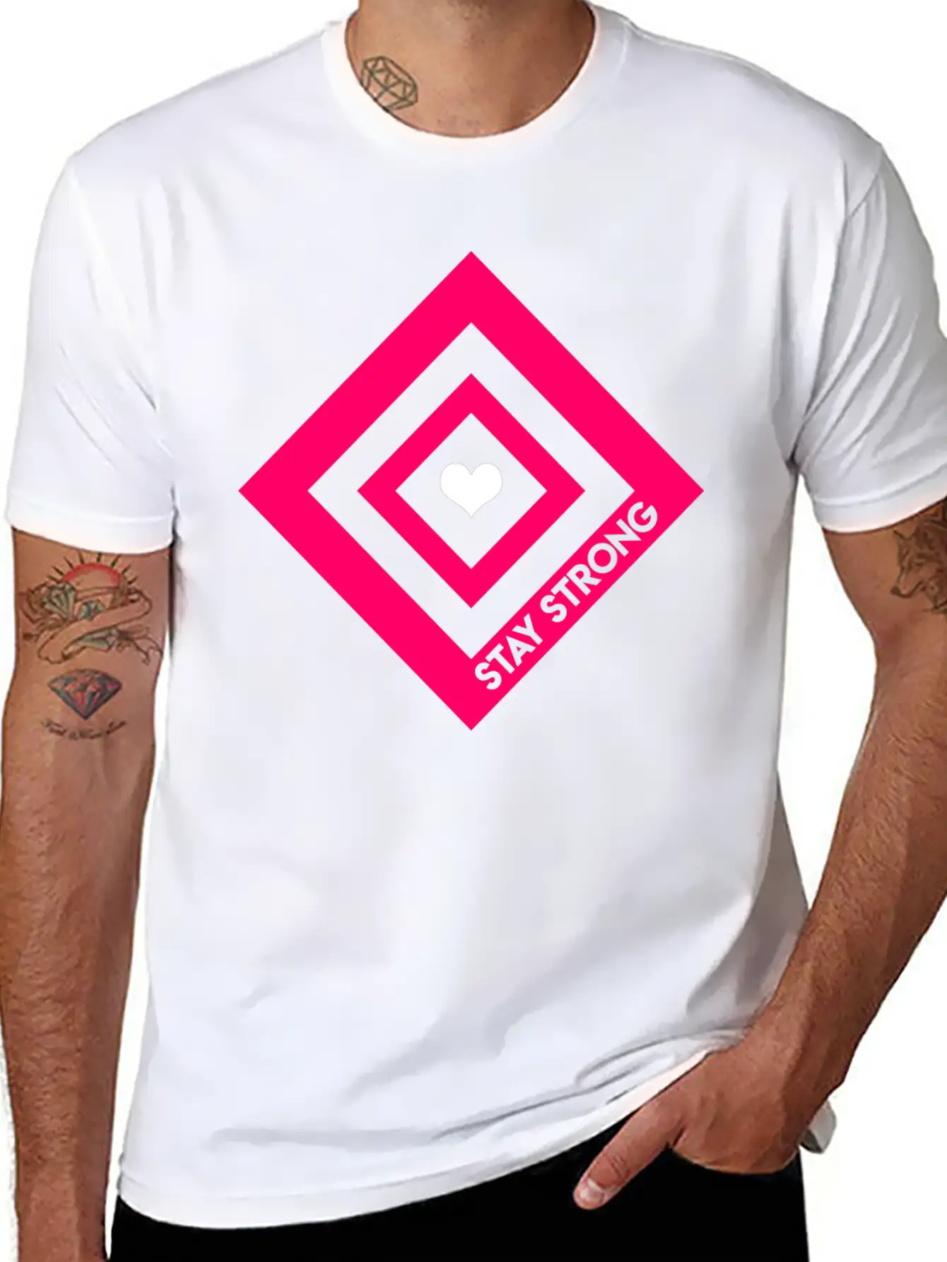 STAY STRONG Essential Unisex Summer Tee – Soft Cotton Casual Fit