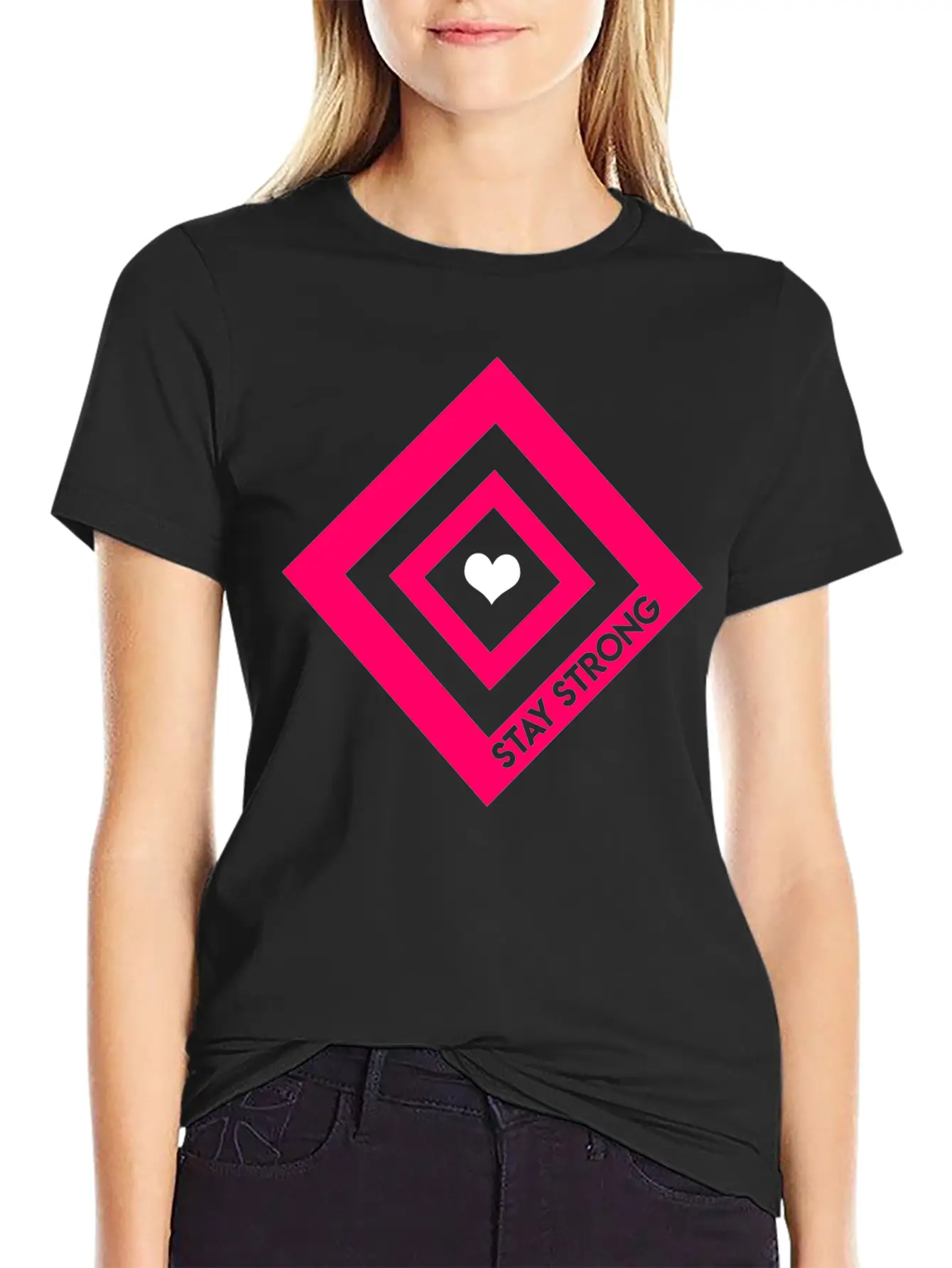 STAY STRONG Essential Unisex Summer Tee – Soft Cotton Casual Fit