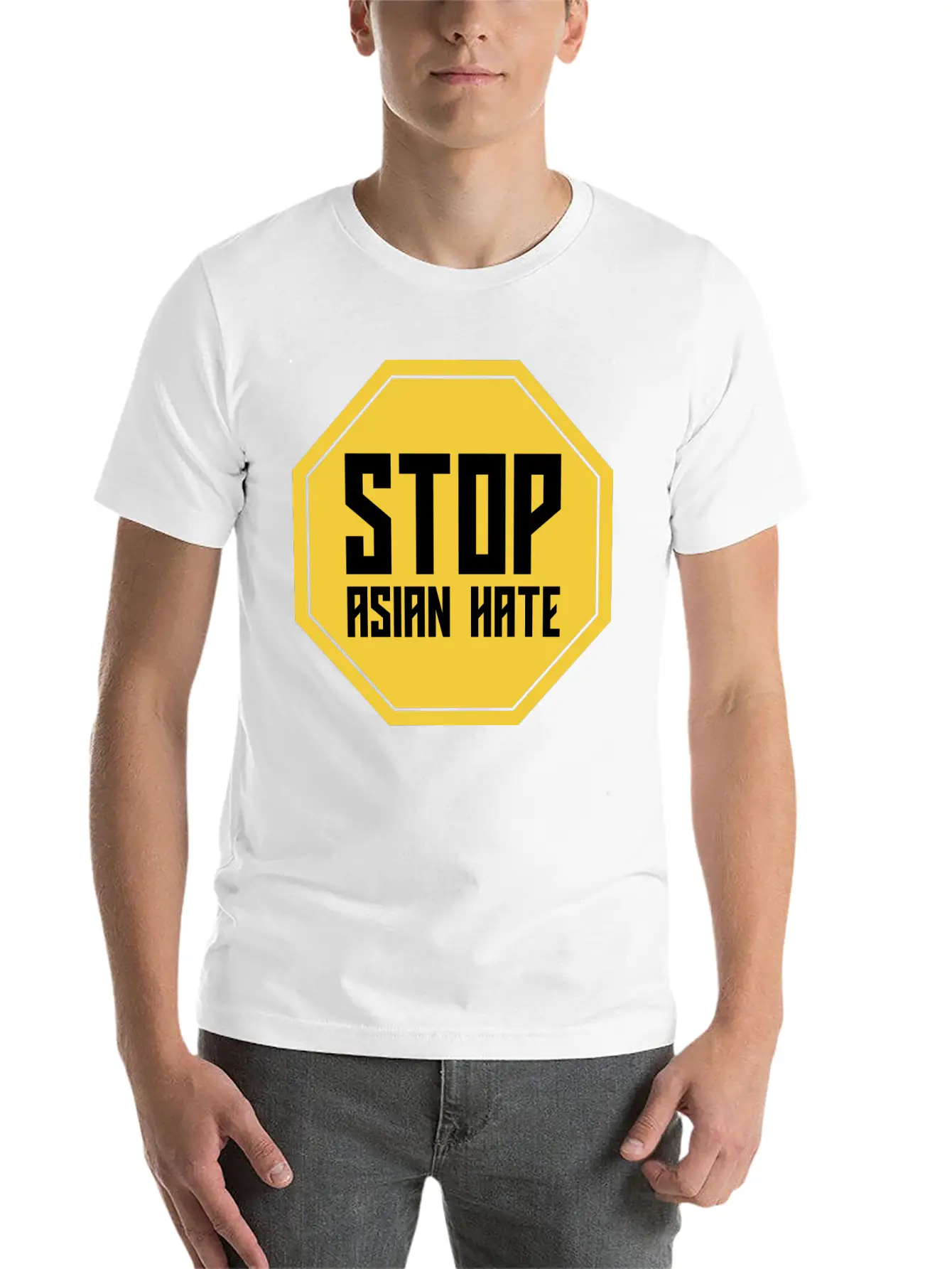 Stop Asian Hate Classic Cotton Tee – Unisex Comfort For Any Season