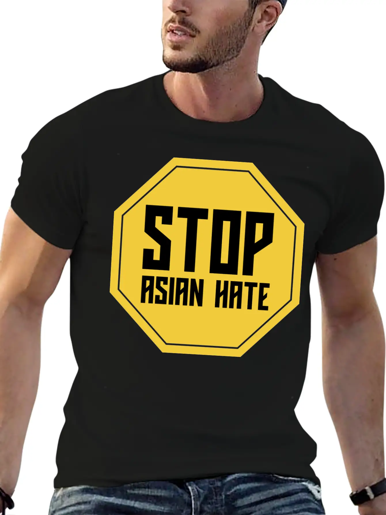 Stop Asian Hate Classic Cotton Tee – Unisex Comfort For Any Season