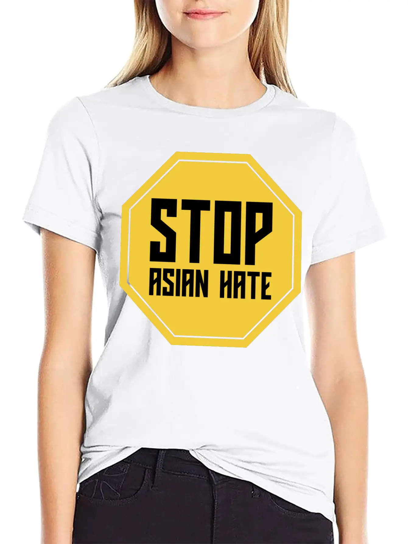 Stop Asian Hate Classic Cotton Tee – Unisex Comfort For Any Season
