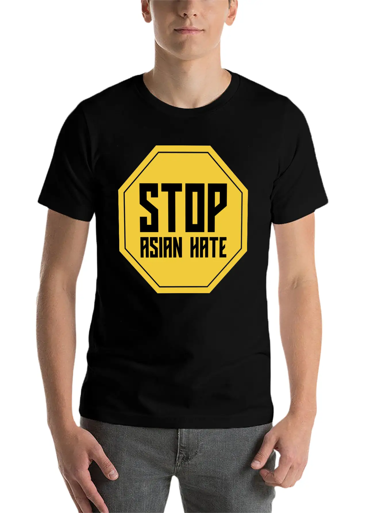 Stop Asian Hate Classic Cotton Tee – Unisex Comfort For Any Season