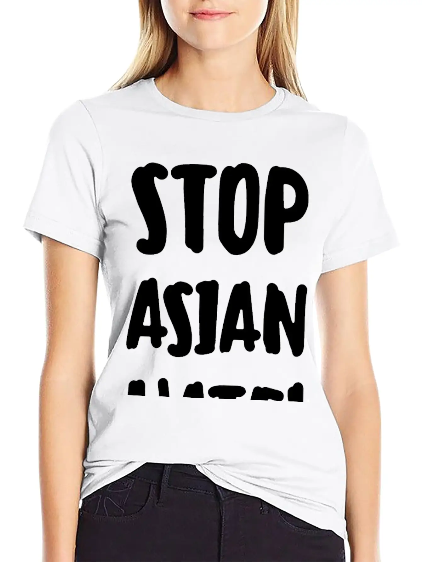 Stop Asian Hate Racist Classic Cotton Tee – Unisex Comfort For Any Season