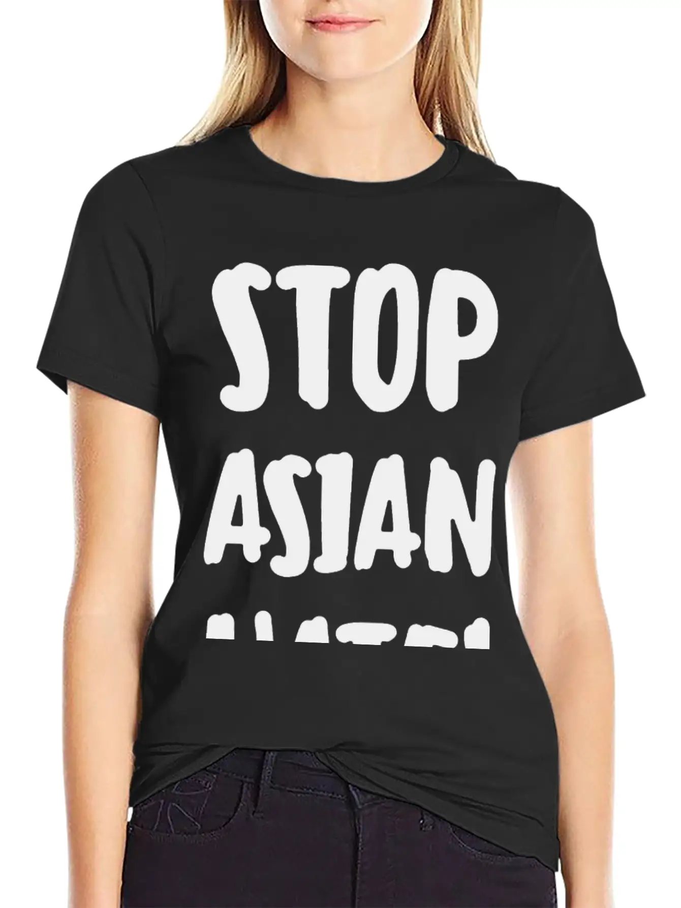 Stop Asian Hate Racist Classic Cotton Tee – Unisex Comfort For Any Season