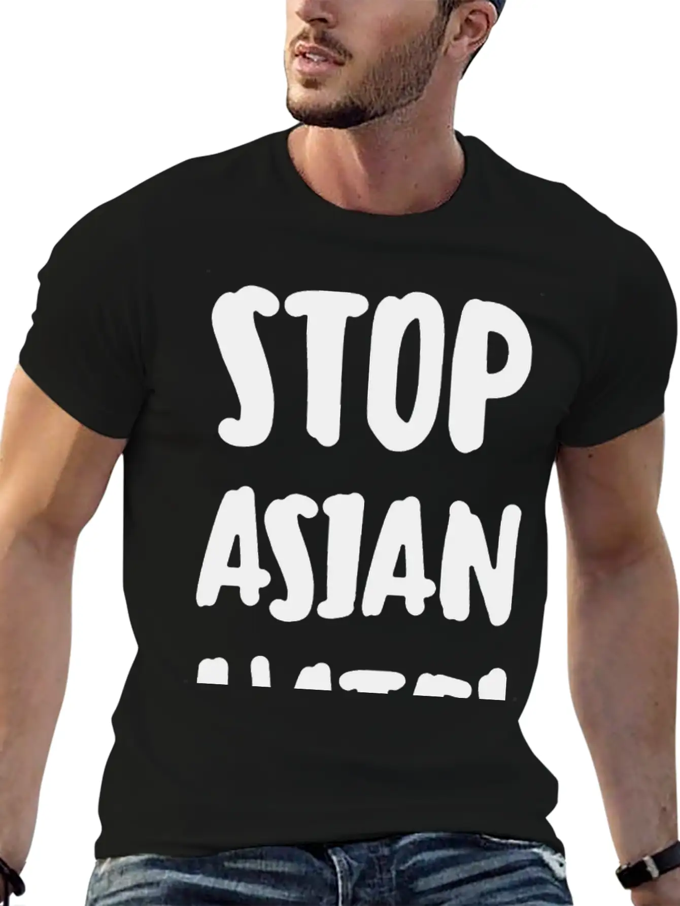 Stop Asian Hate Racist Classic Cotton Tee – Unisex Comfort For Any Season