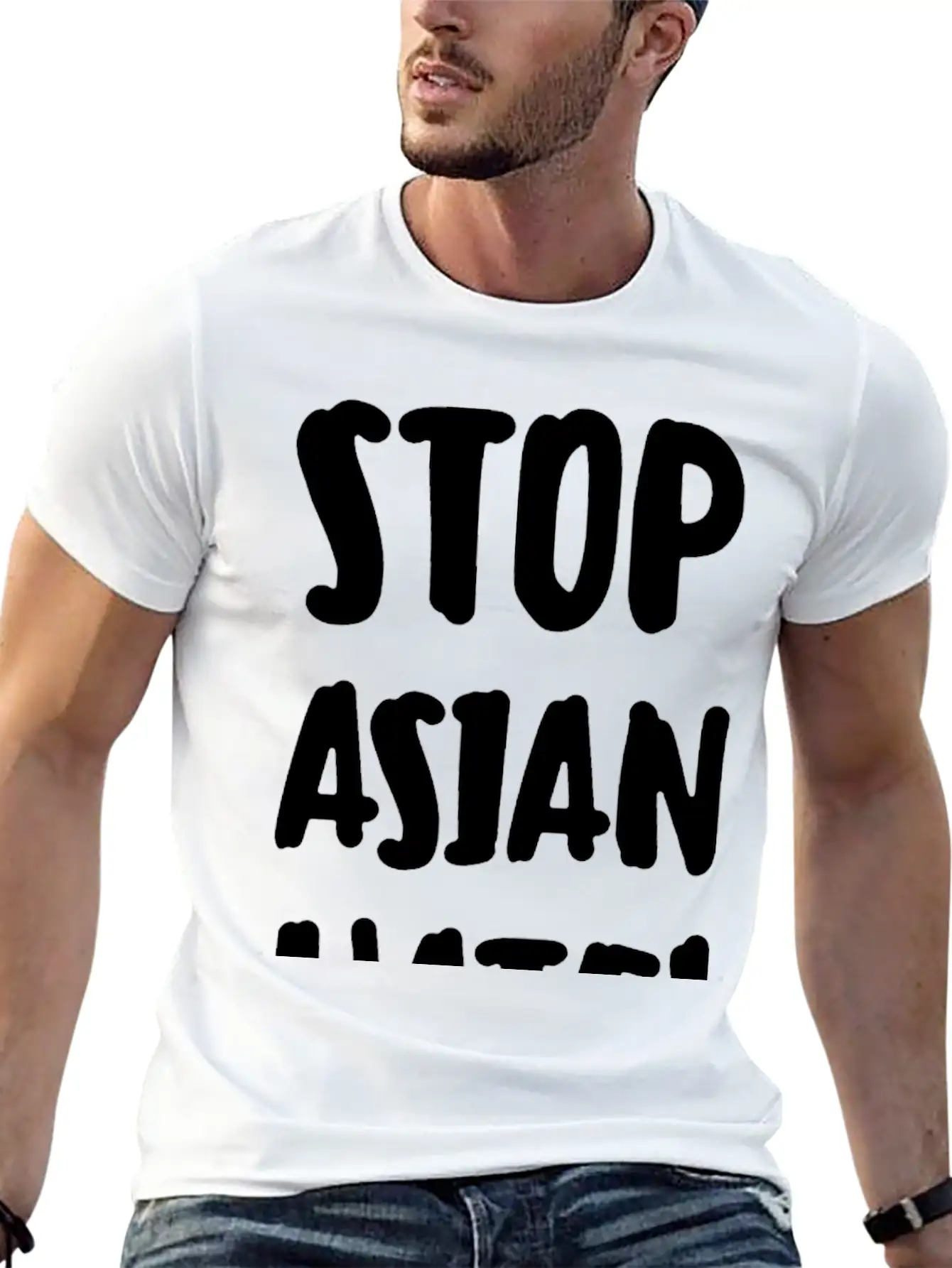 Stop Asian Hate Racist Classic Cotton Tee – Unisex Comfort For Any Season
