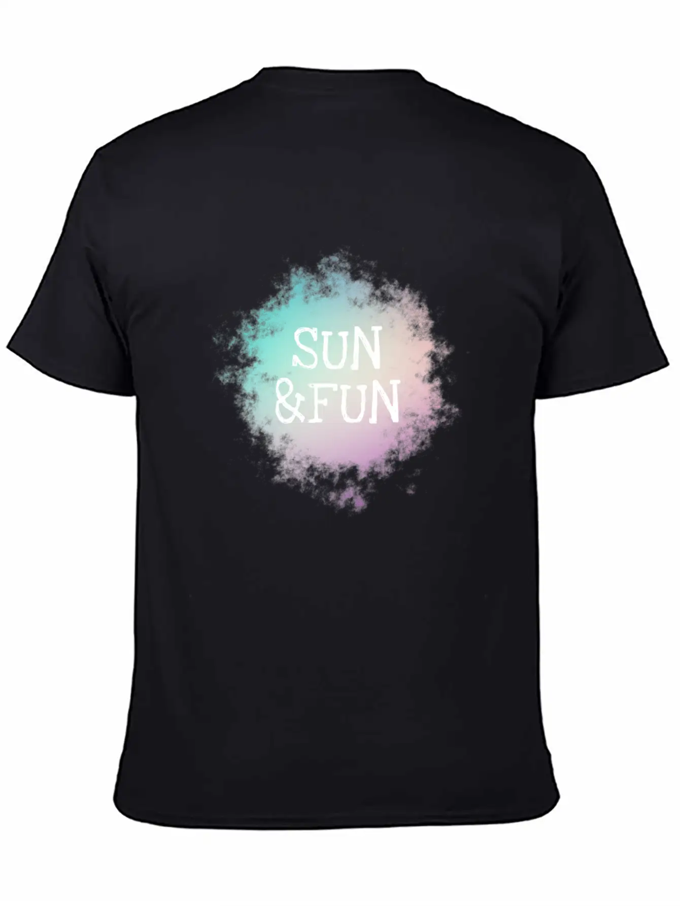 Sun And Fun Summer Holiday Pastel Trendy Casual Graphic T-Shirt – Simple And Comfortable Daily Wear