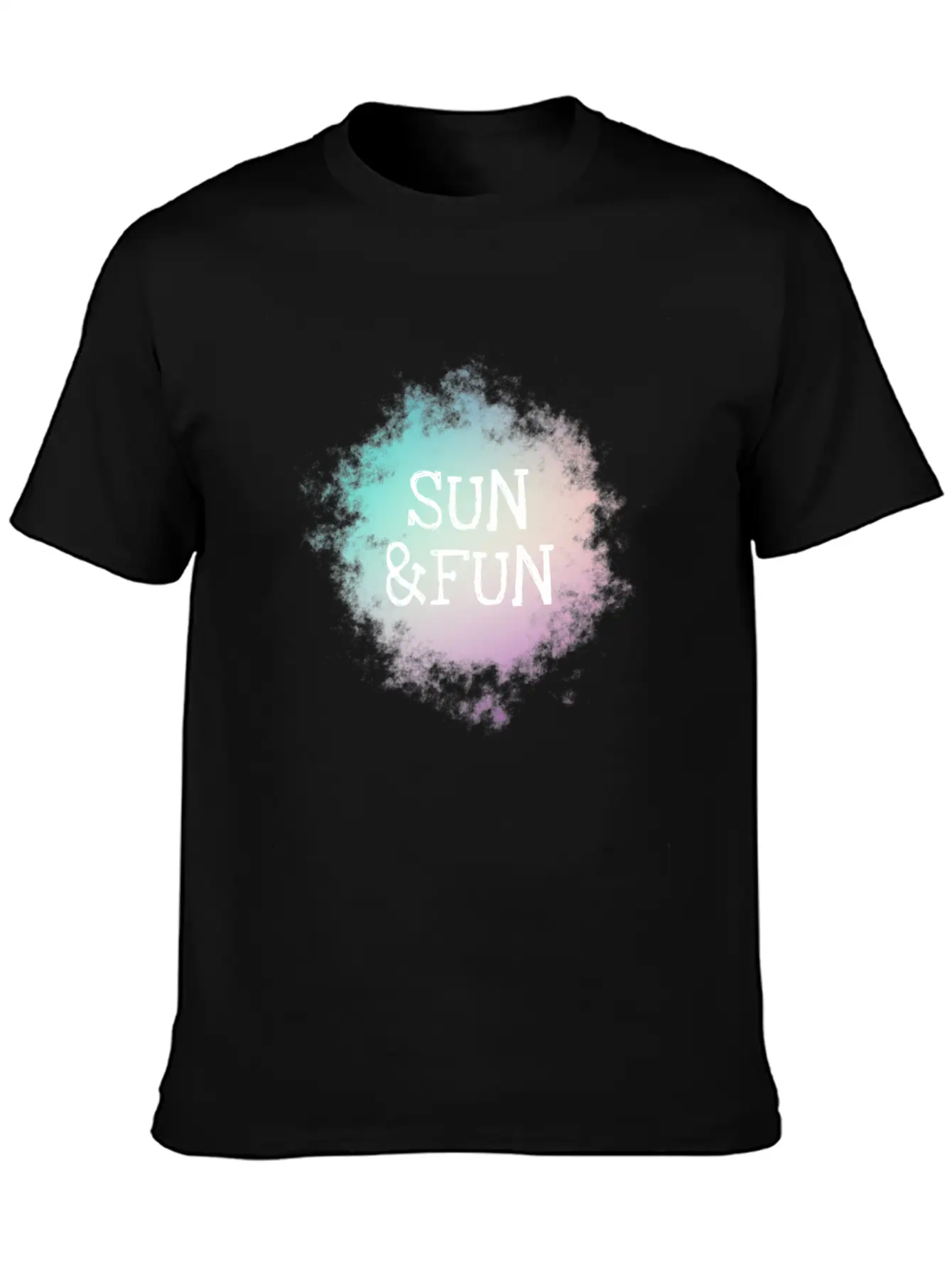 Sun And Fun Summer Holiday Pastel Trendy Casual Graphic T-Shirt – Simple And Comfortable Daily Wear