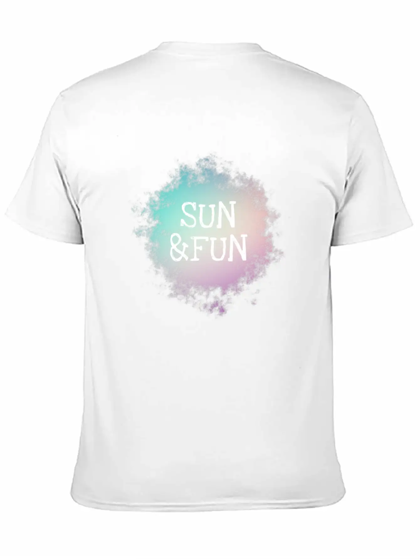 Sun And Fun Summer Holiday Pastel Trendy Casual Graphic T-Shirt – Simple And Comfortable Daily Wear