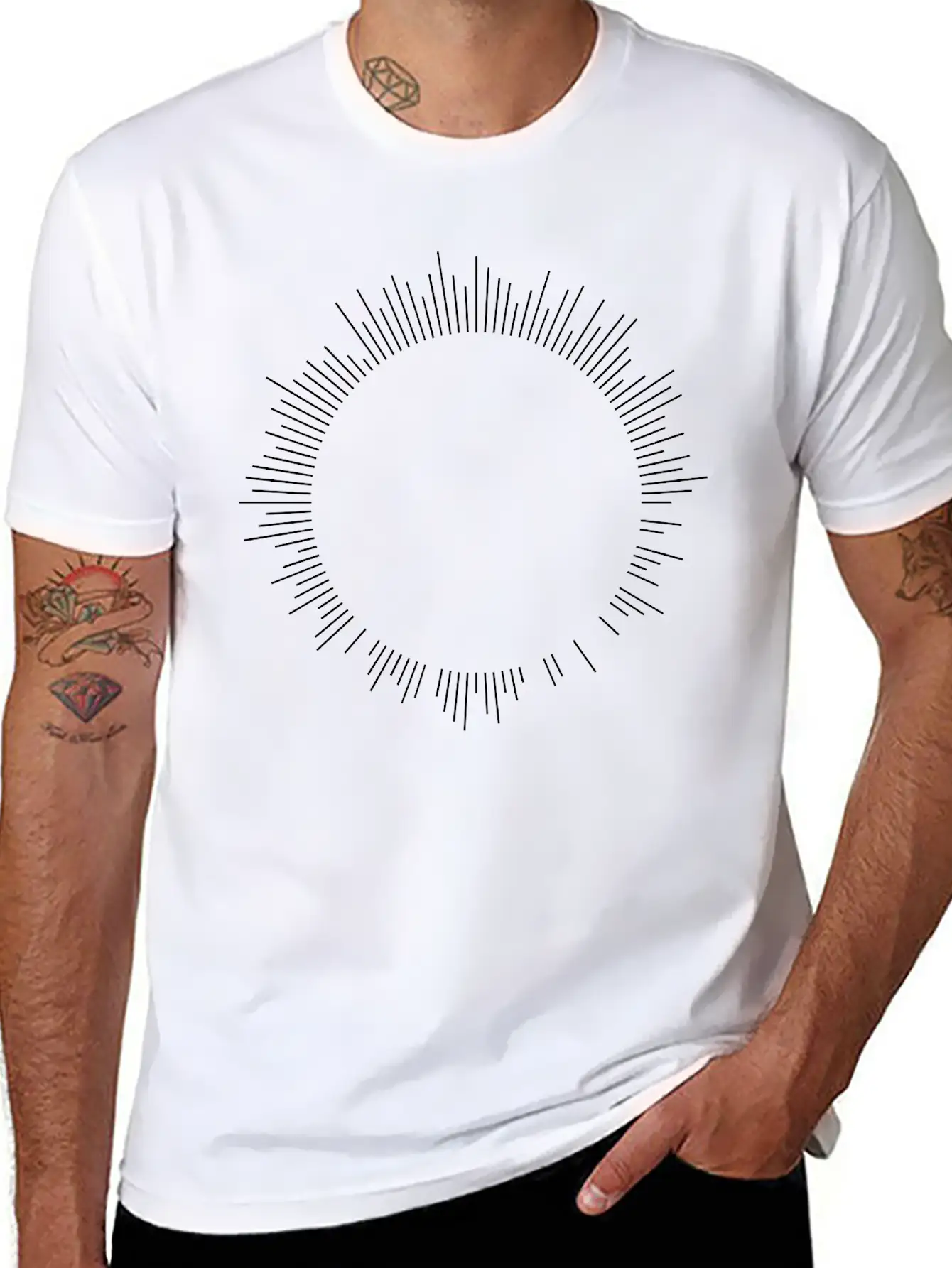 Sun, Sunbeam, Sunshine, Sun Rays, Vintage Classic Cotton Tee – Unisex Comfort For Any Season