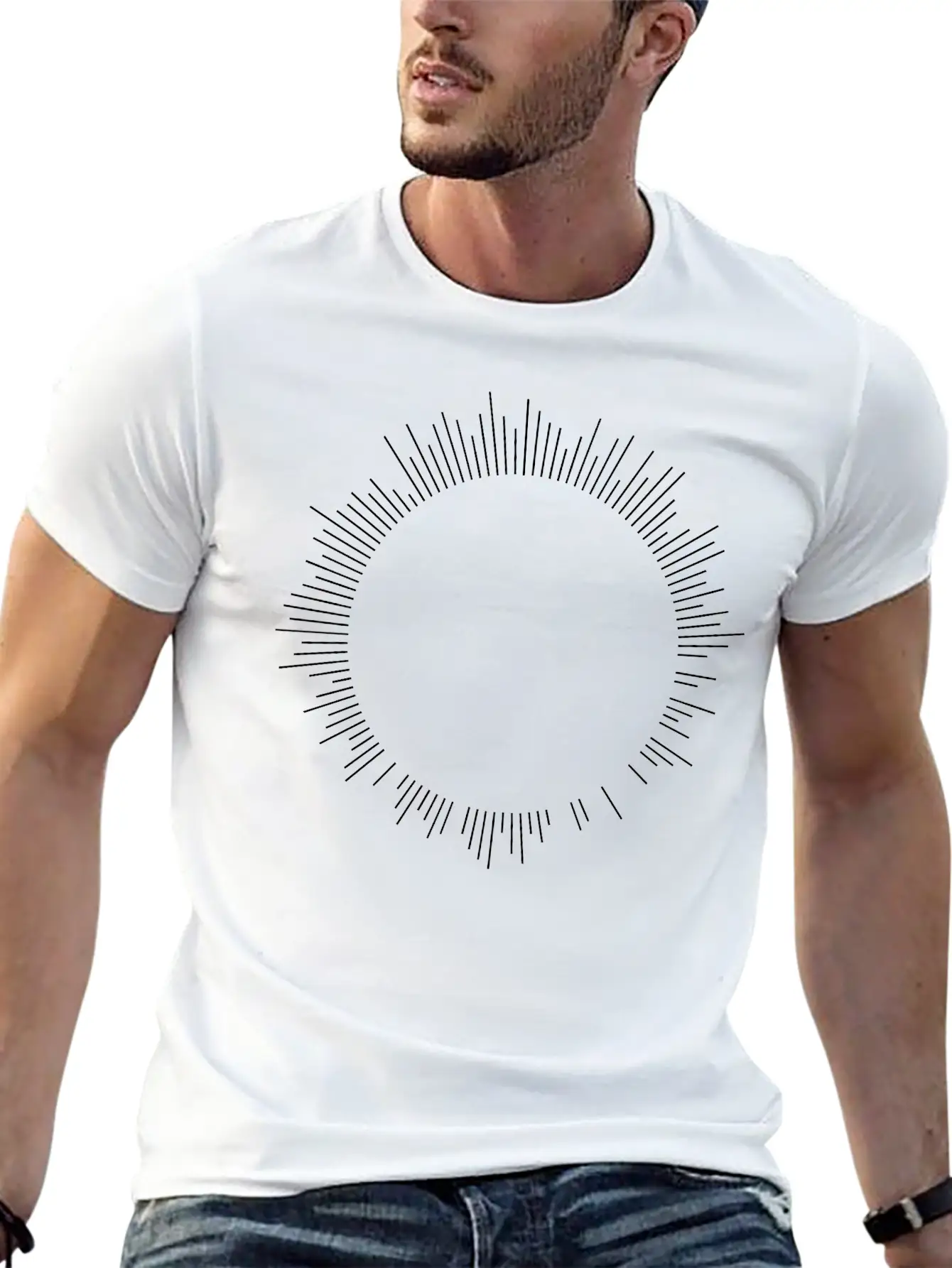 Sun, Sunbeam, Sunshine, Sun Rays, Vintage Classic Cotton Tee – Unisex Comfort For Any Season