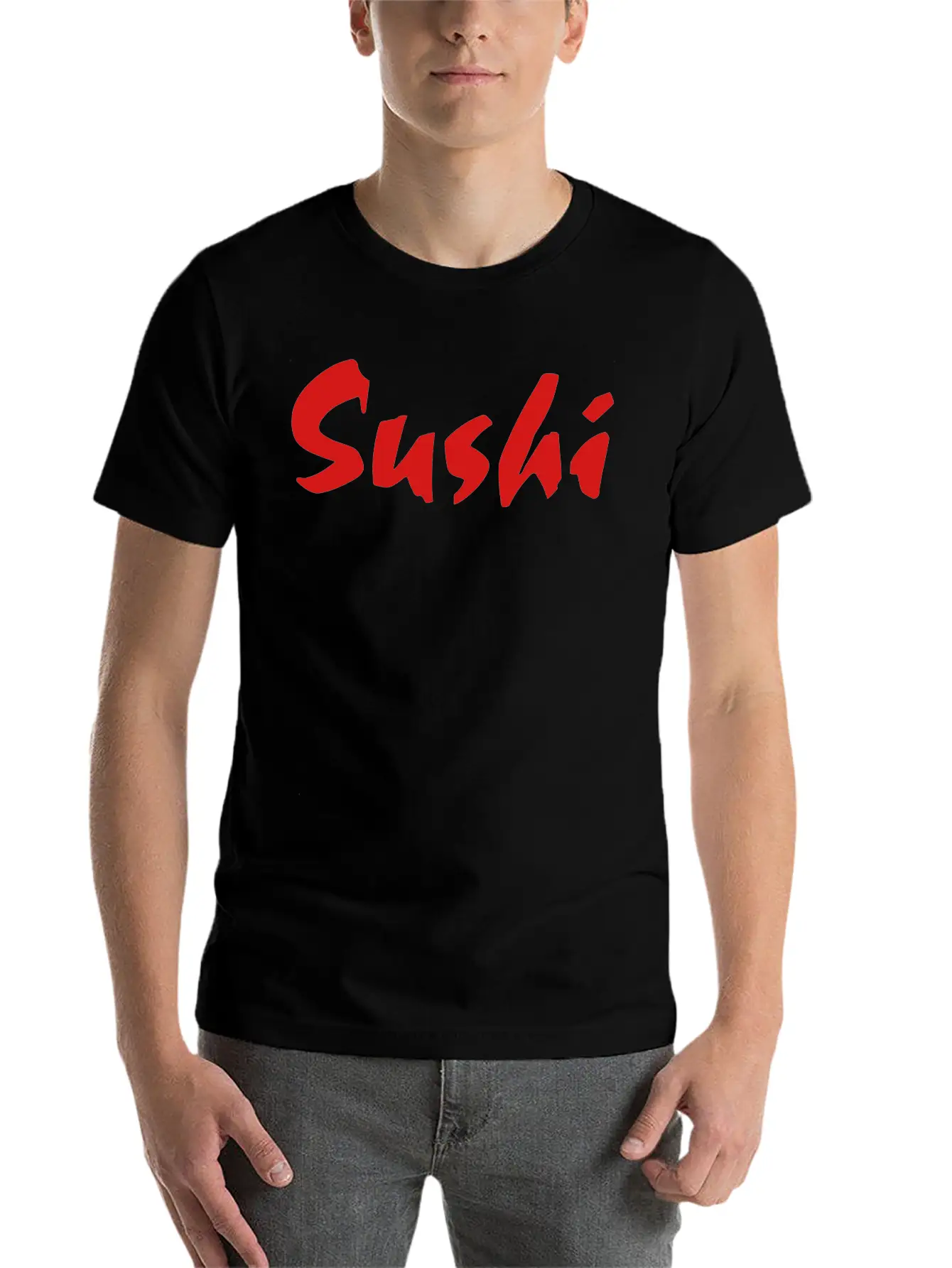 Sushi Sign Classic Cotton Tee – Unisex Comfort For Any Season