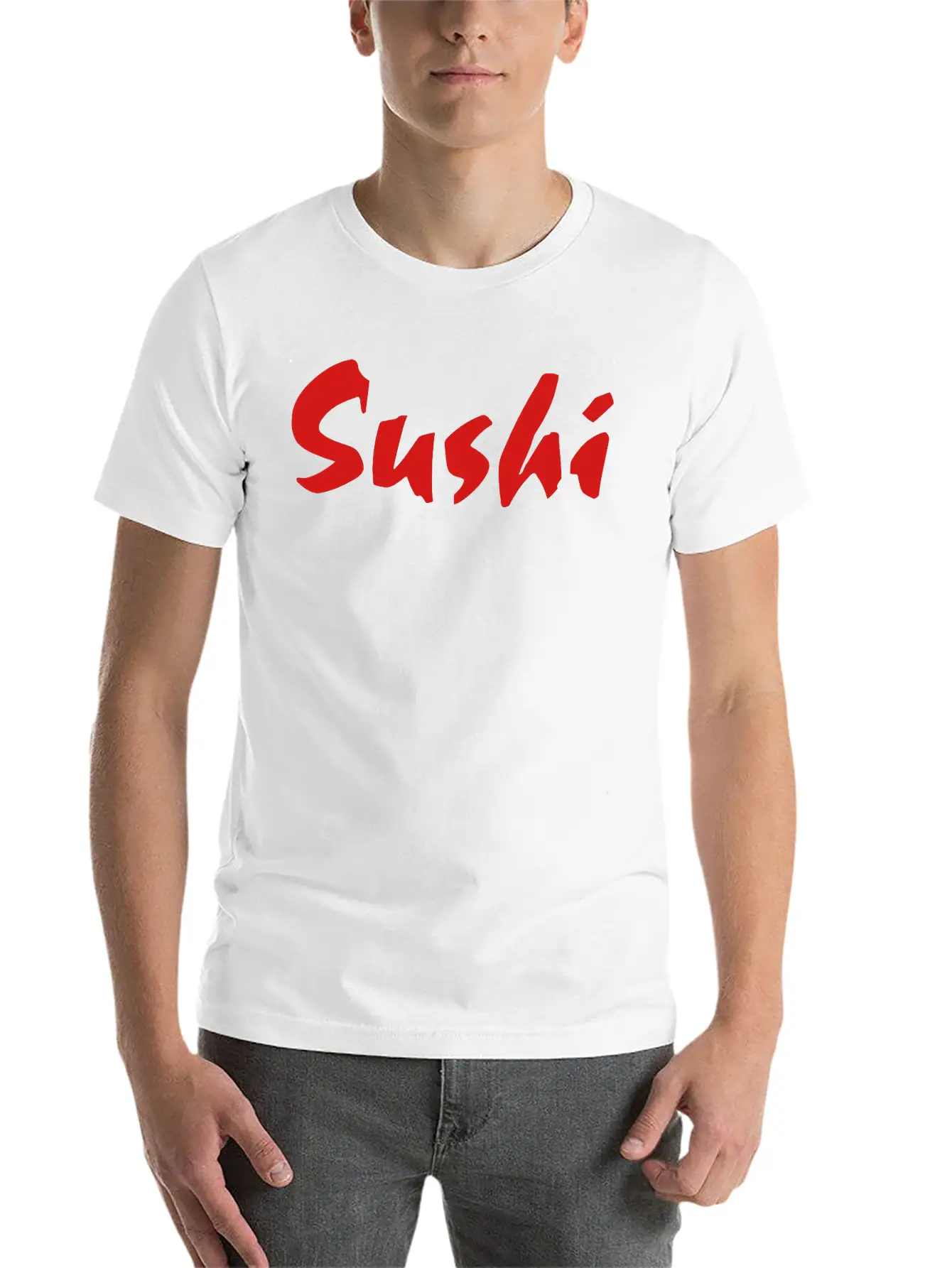 Sushi Sign Classic Cotton Tee – Unisex Comfort For Any Season
