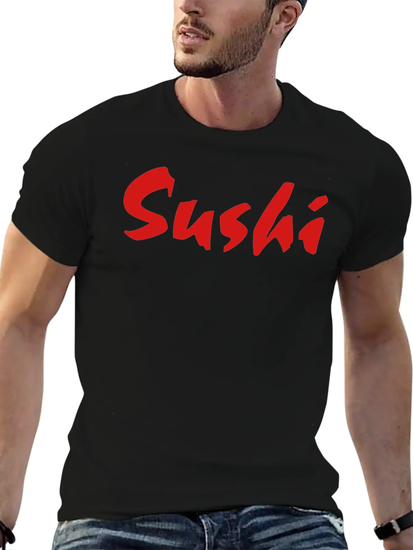Sushi Sign Classic Cotton Tee – Unisex Comfort For Any Season