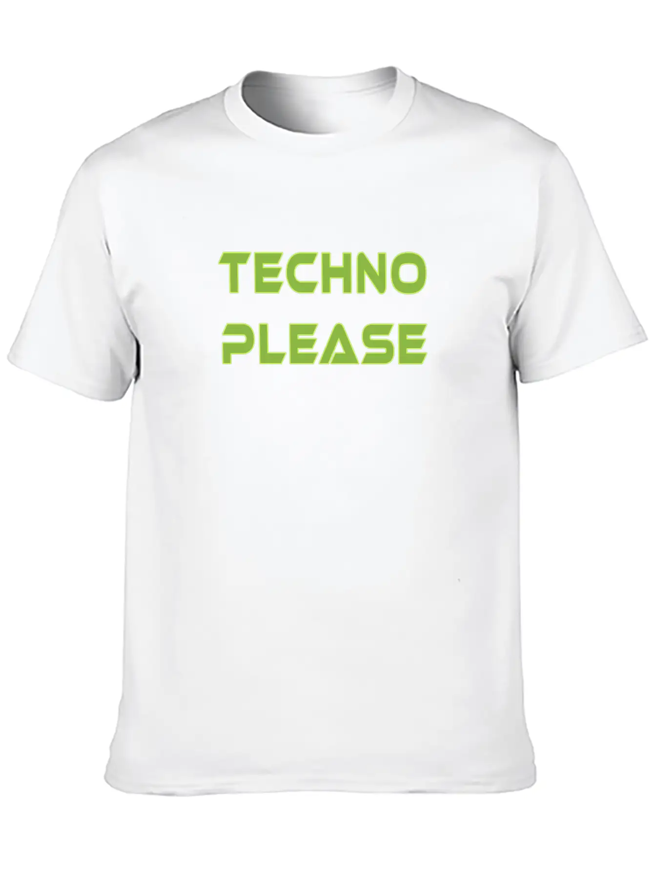 Techno Please Rave Music Dance Essential Unisex Summer Tee – Soft Cotton Casual Fit