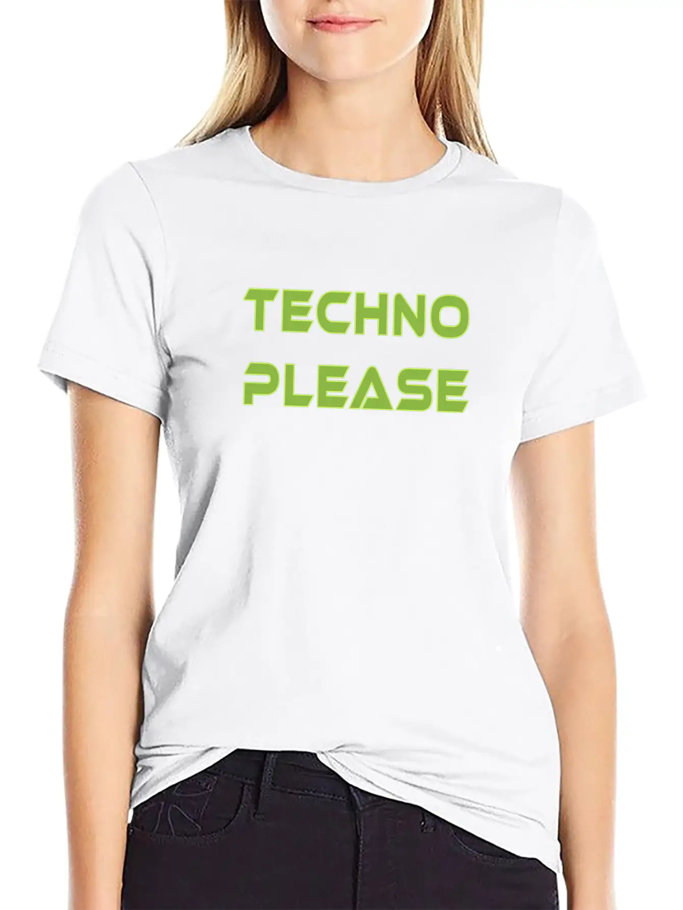 Techno Please Rave Music Dance Essential Unisex Summer Tee – Soft Cotton Casual Fit