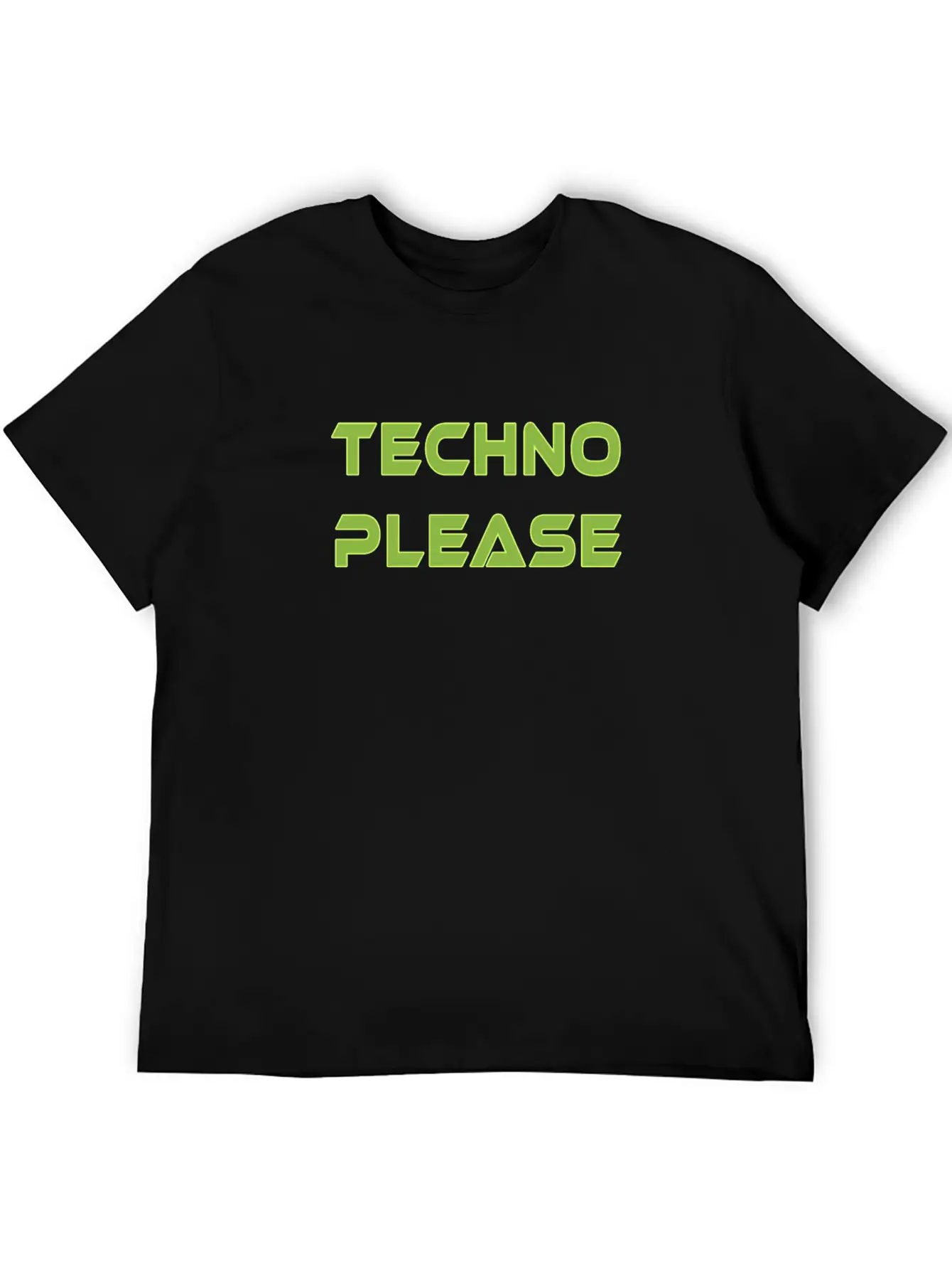 Techno Please Rave Music Dance Essential Unisex Summer Tee – Soft Cotton Casual Fit