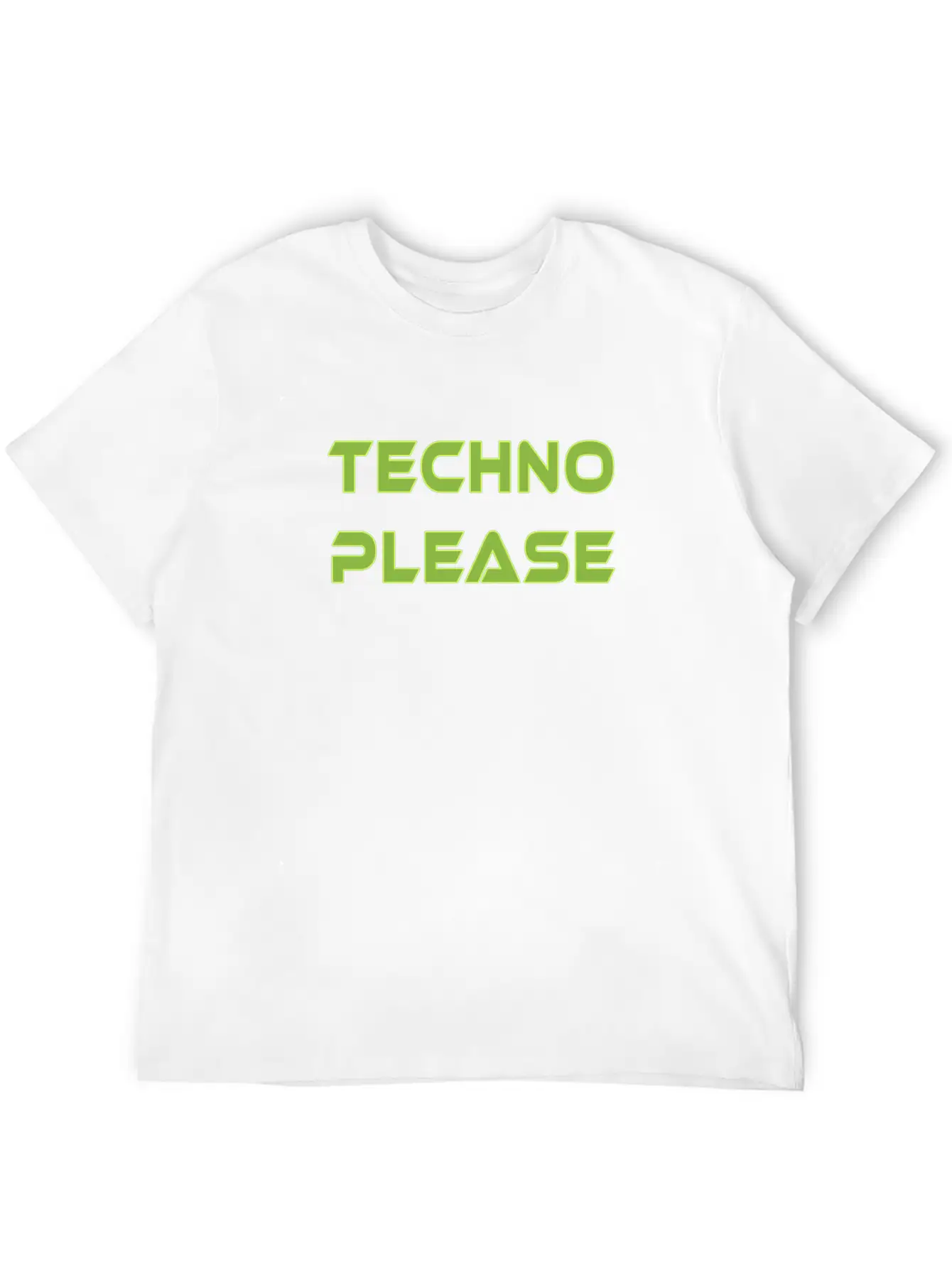 Techno Please Rave Music Dance Essential Unisex Summer Tee – Soft Cotton Casual Fit