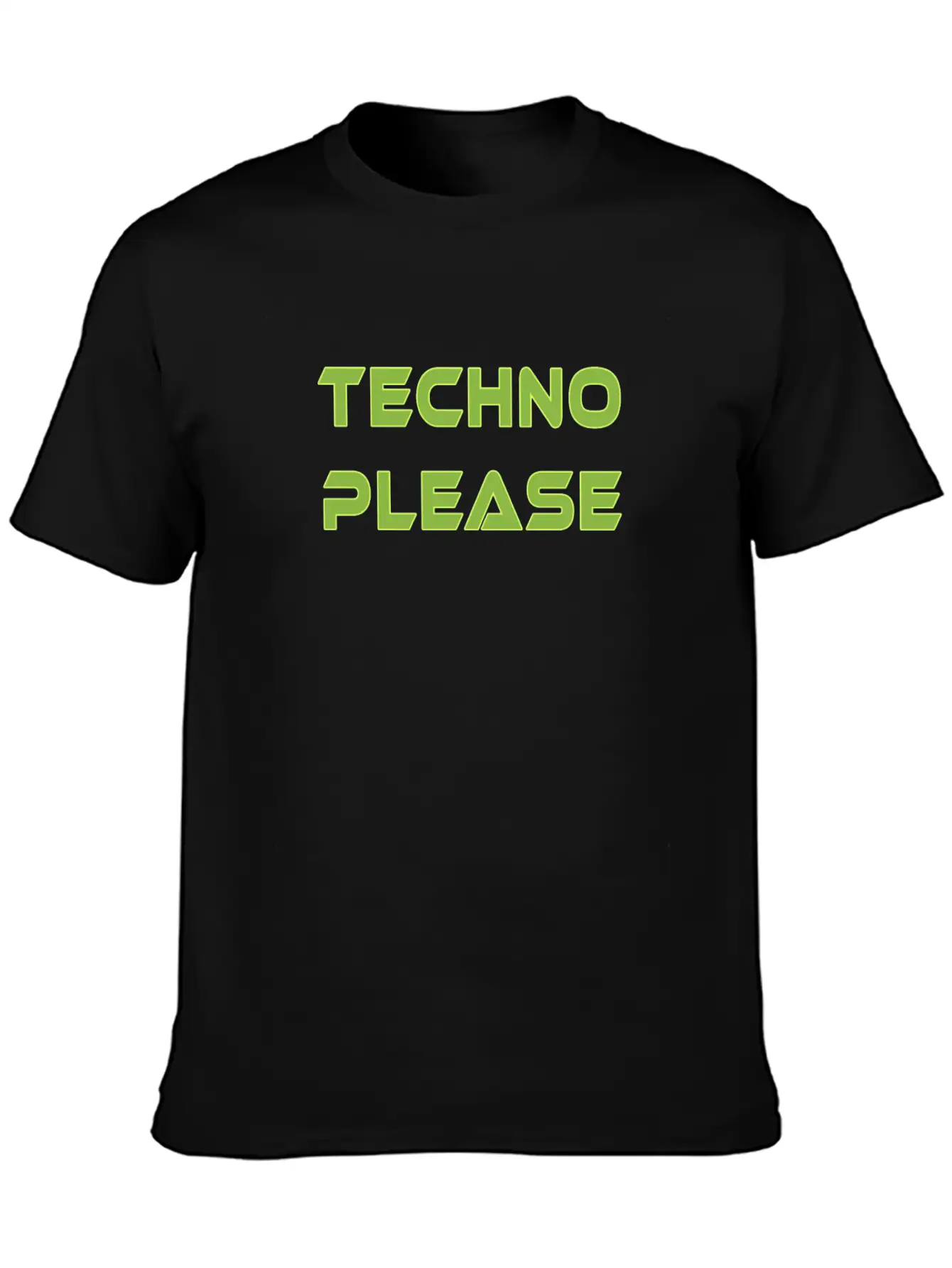 Techno Please Rave Music Dance Essential Unisex Summer Tee – Soft Cotton Casual Fit