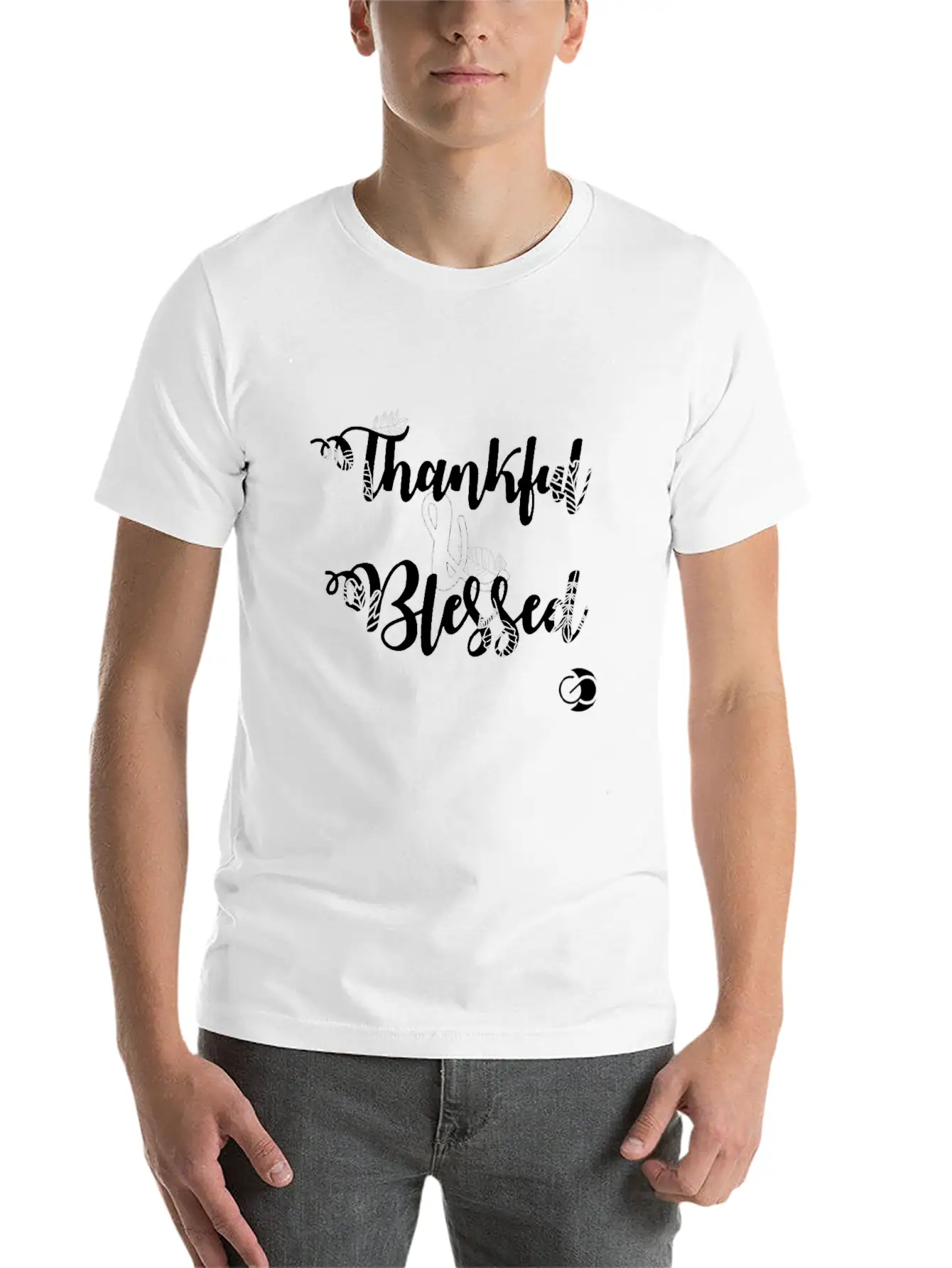 Thankful & Blessed Classic Cotton Tee – Unisex Comfort For Any Season