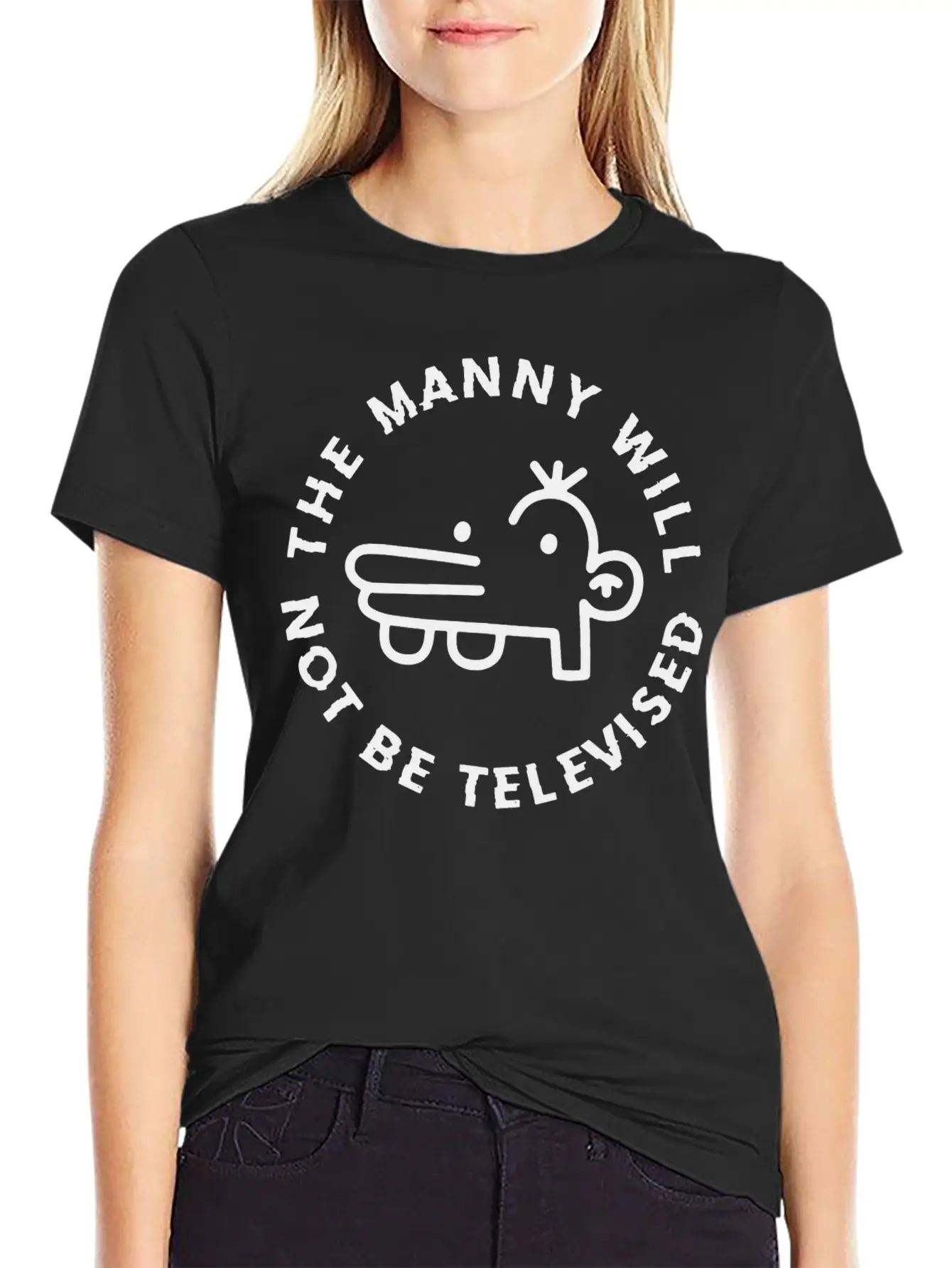 The Manny Will Not Be Televised Essential Unisex Summer Tee – Soft Cotton Casual Fit