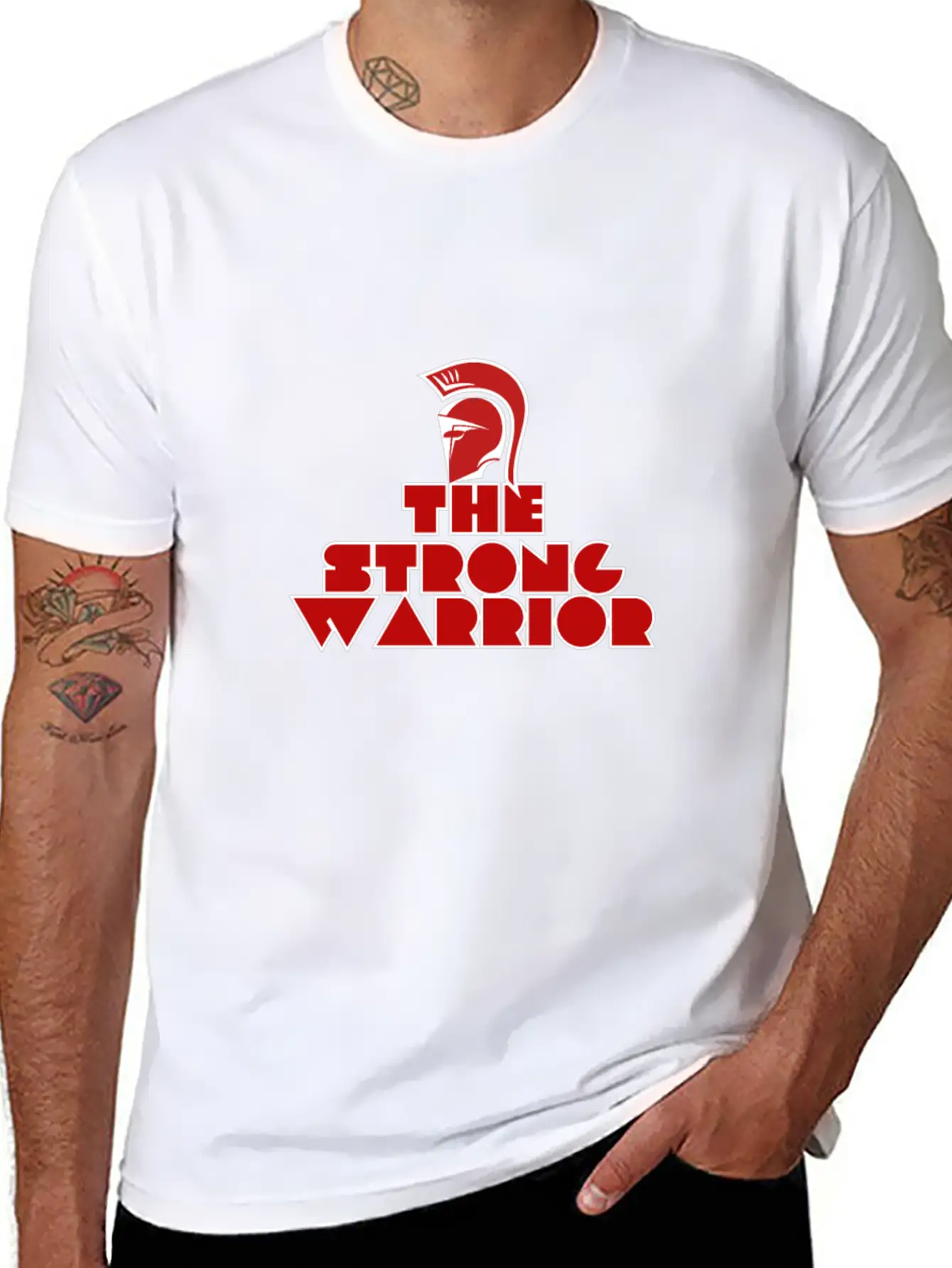 The Strong Warrior Classic Cotton Tee – Unisex Comfort For Any Season