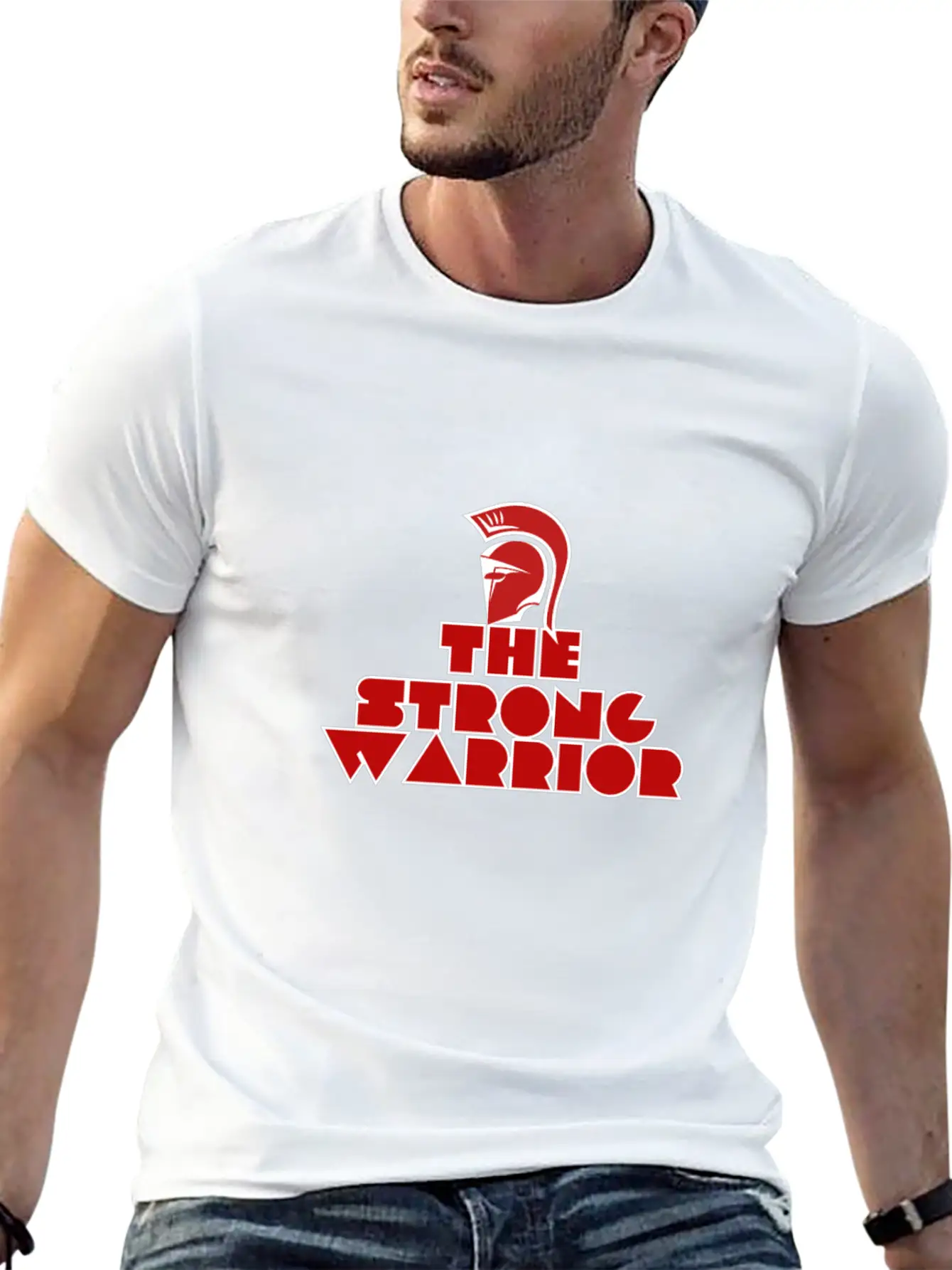 The Strong Warrior Classic Cotton Tee – Unisex Comfort For Any Season
