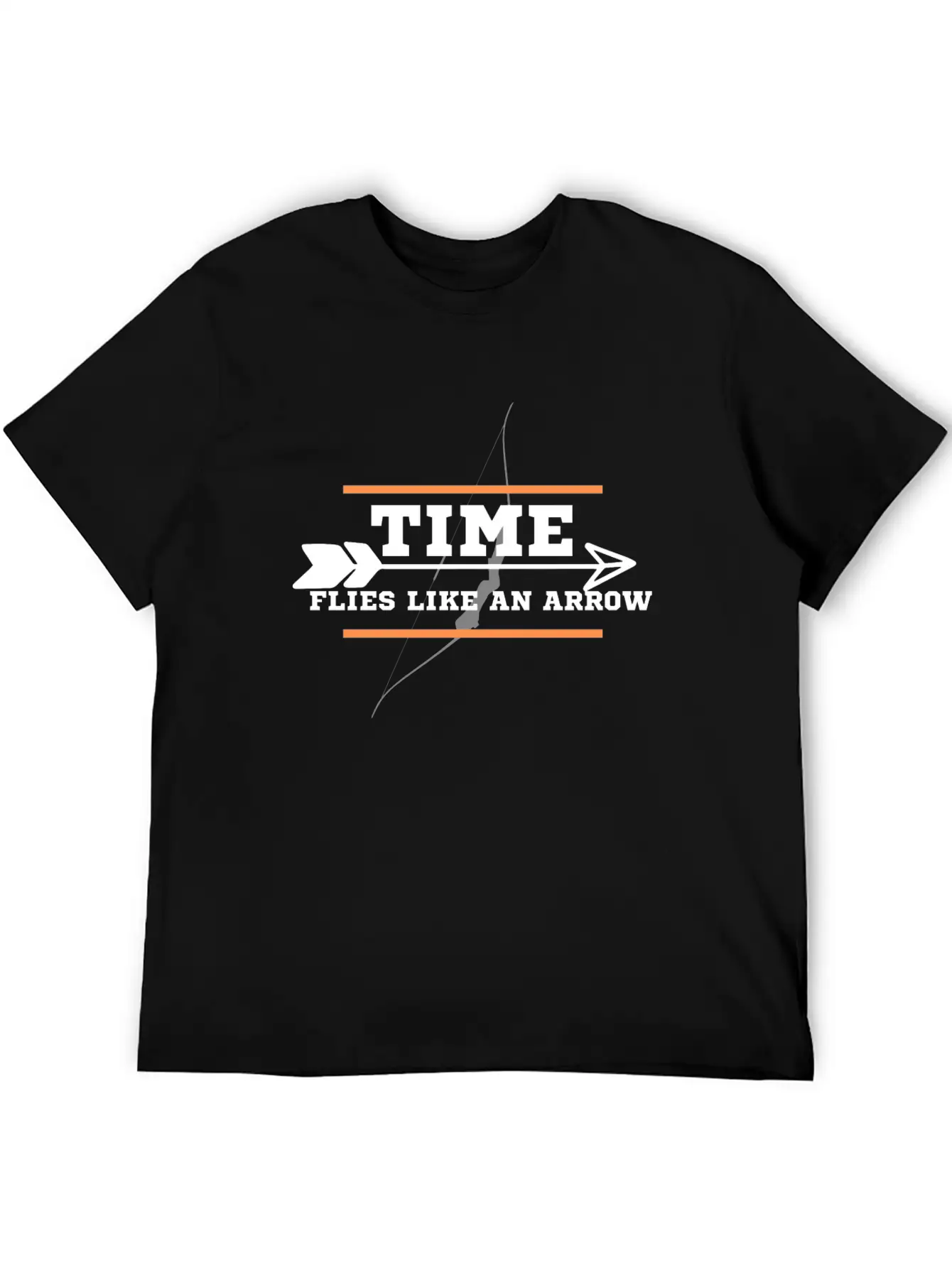 Time Flies Like An Arrow Classic Cotton Tee – Unisex Comfort For Any Season