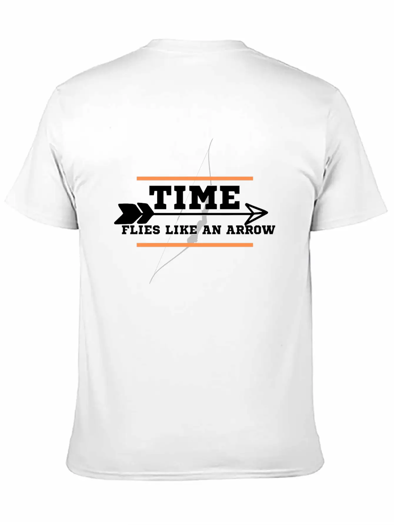 Time Flies Like An Arrow Classic Cotton Tee – Unisex Comfort For Any Season