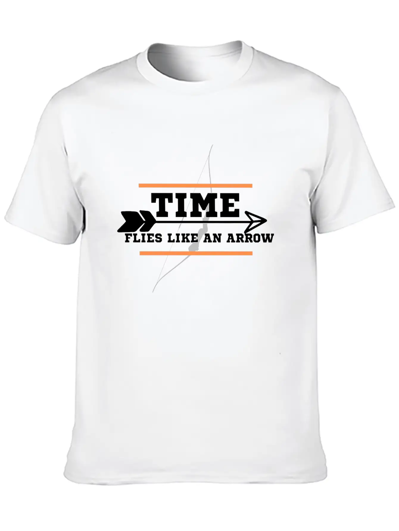 Time Flies Like An Arrow Classic Cotton Tee – Unisex Comfort For Any Season