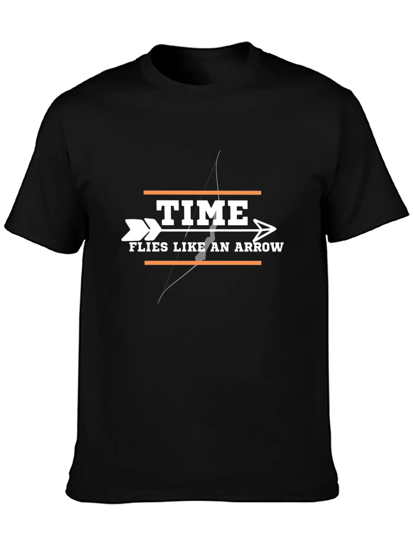 Time Flies Like An Arrow Classic Cotton Tee – Unisex Comfort For Any Season
