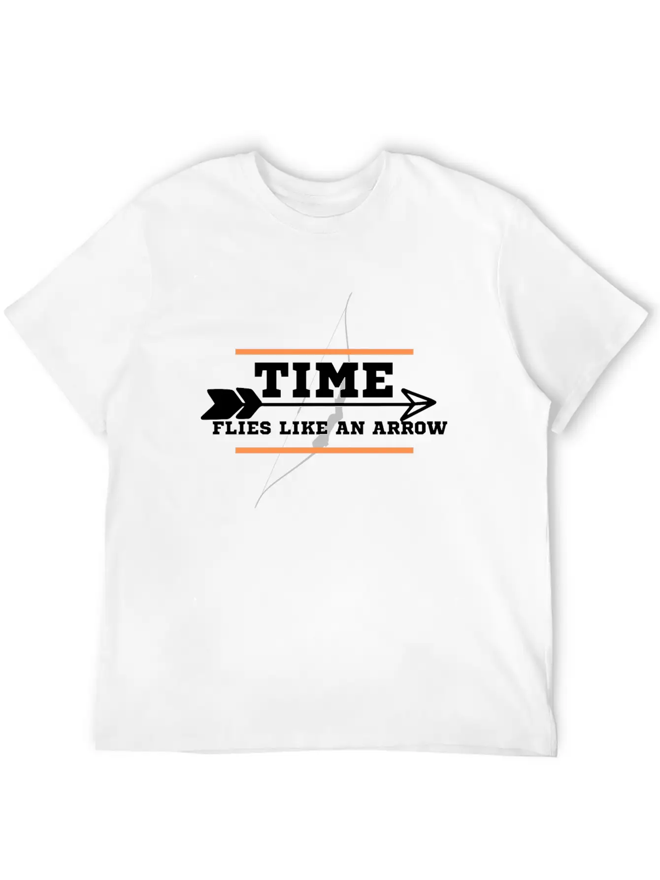 Time Flies Like An Arrow Classic Cotton Tee – Unisex Comfort For Any Season