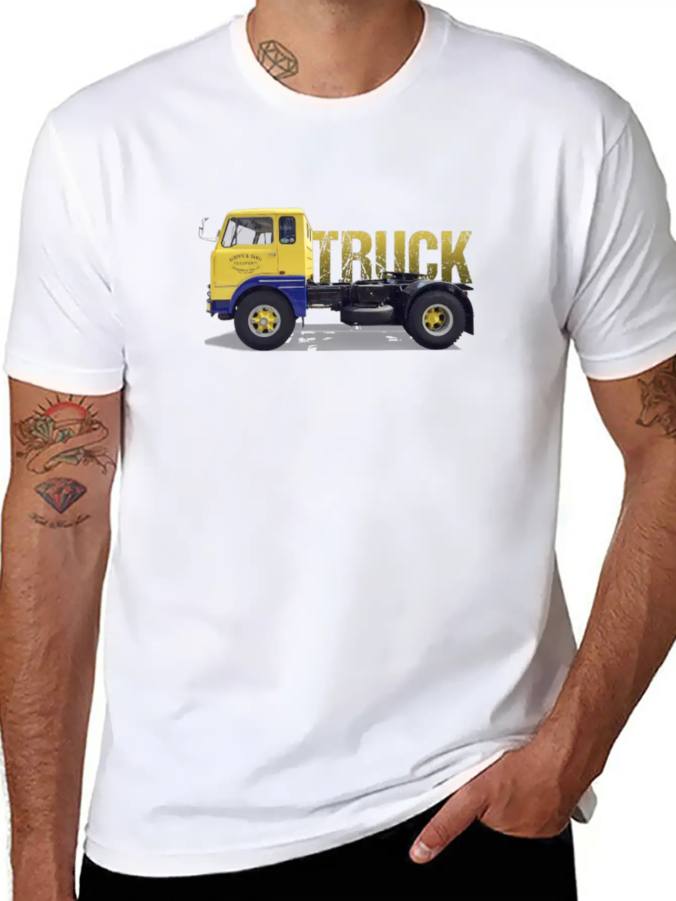 Truck Essential Unisex Summer Tee – Soft Cotton Casual Fit
