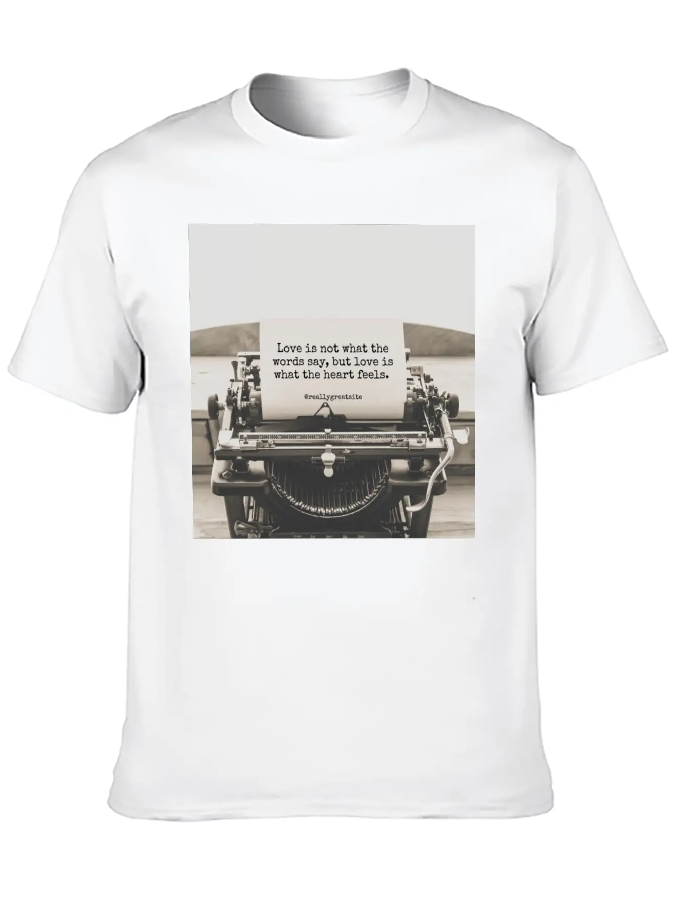 TRUE LOVE Casual Graphic T-Shirt – Simple And Comfortable Daily Wear