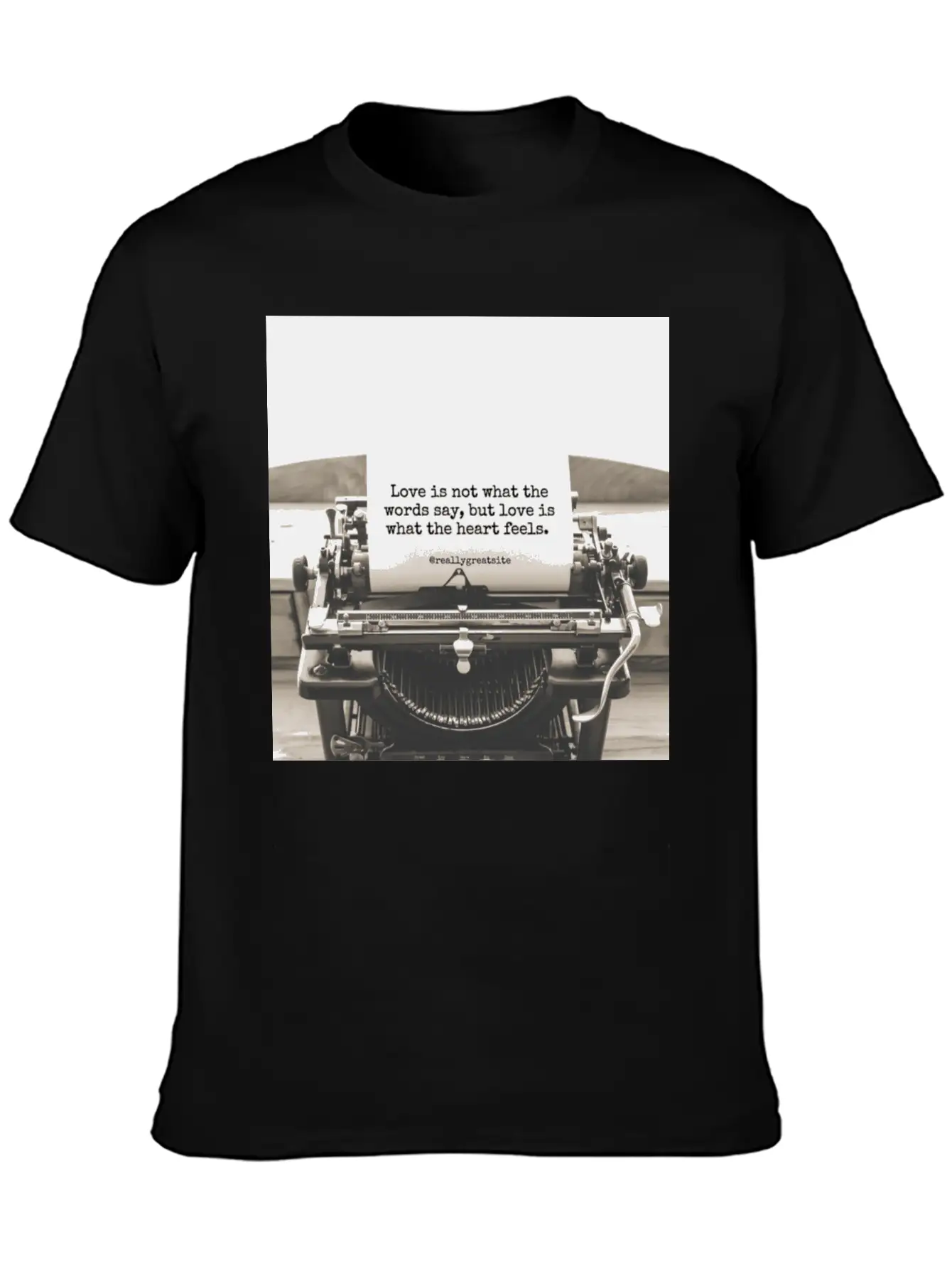 TRUE LOVE Casual Graphic T-Shirt – Simple And Comfortable Daily Wear