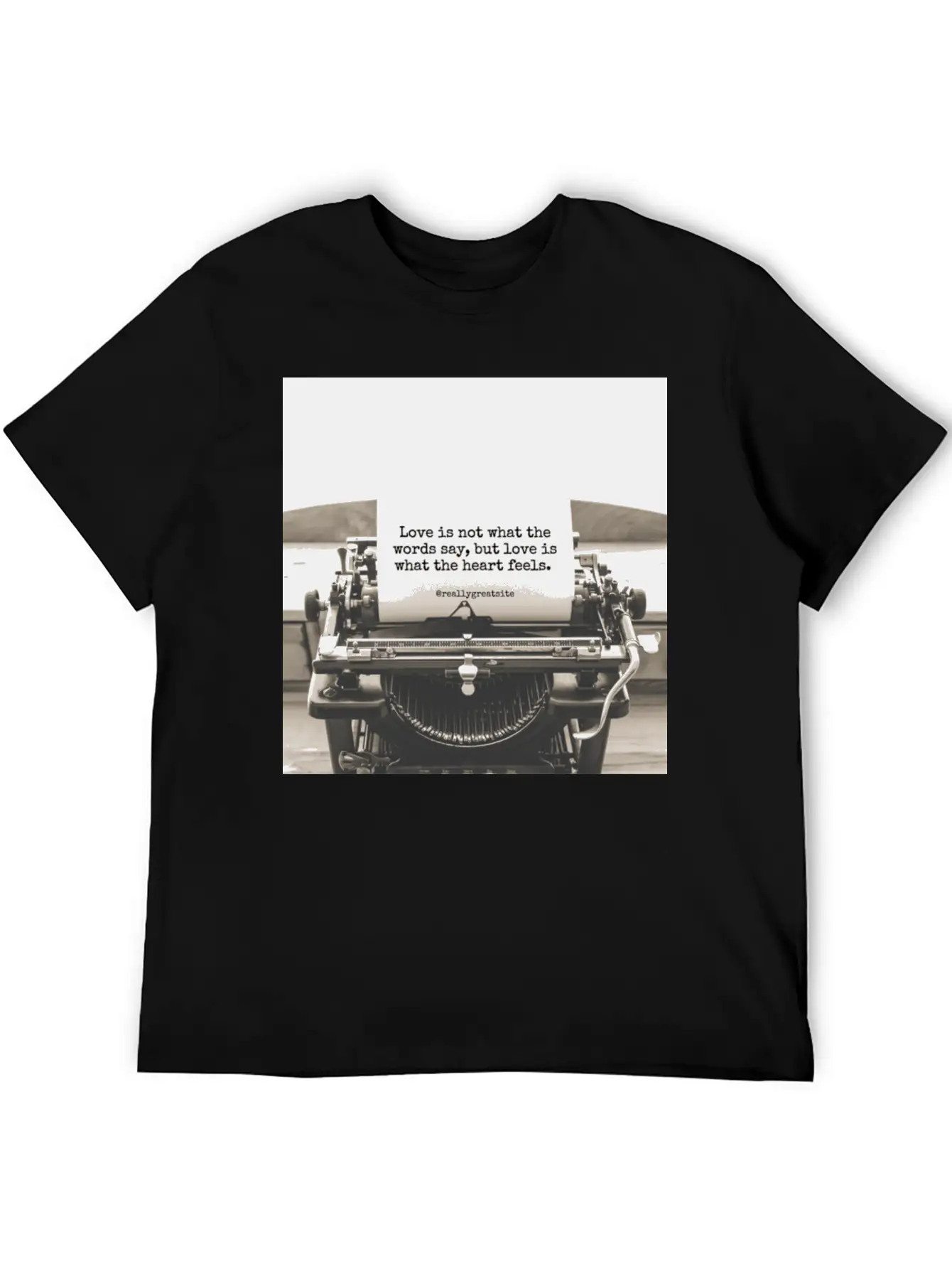 TRUE LOVE Casual Graphic T-Shirt – Simple And Comfortable Daily Wear