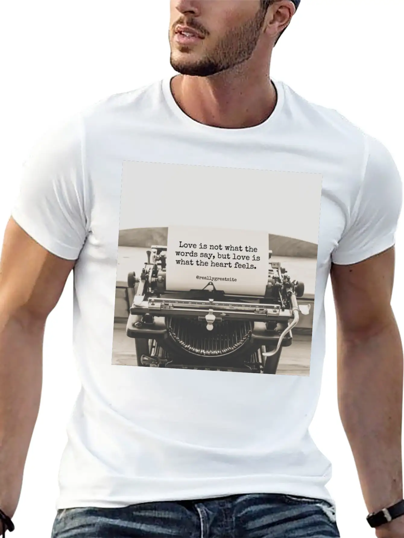 TRUE LOVE Casual Graphic T-Shirt – Simple And Comfortable Daily Wear