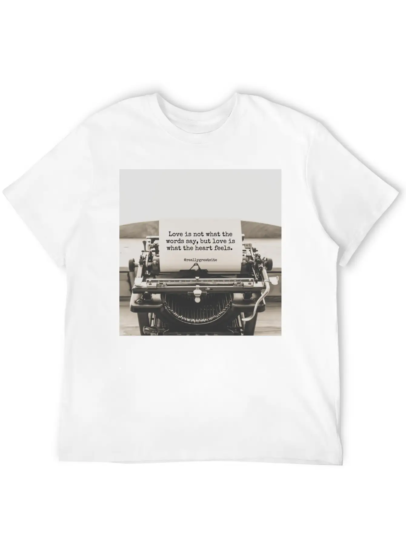 TRUE LOVE Casual Graphic T-Shirt – Simple And Comfortable Daily Wear