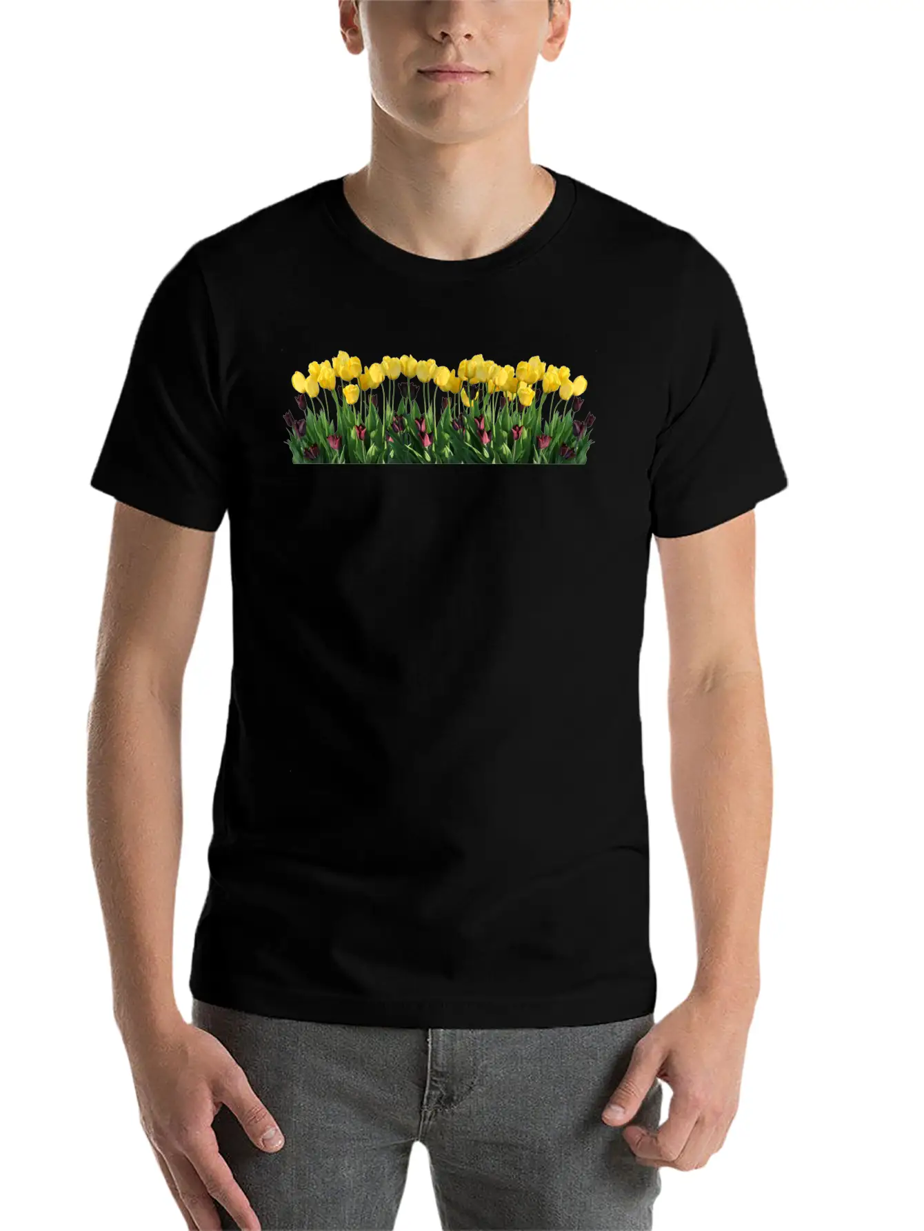 Tulips Tulpen Blumen Flowers Spring Fruehling Casual Graphic T-Shirt – Simple And Comfortable Daily Wear