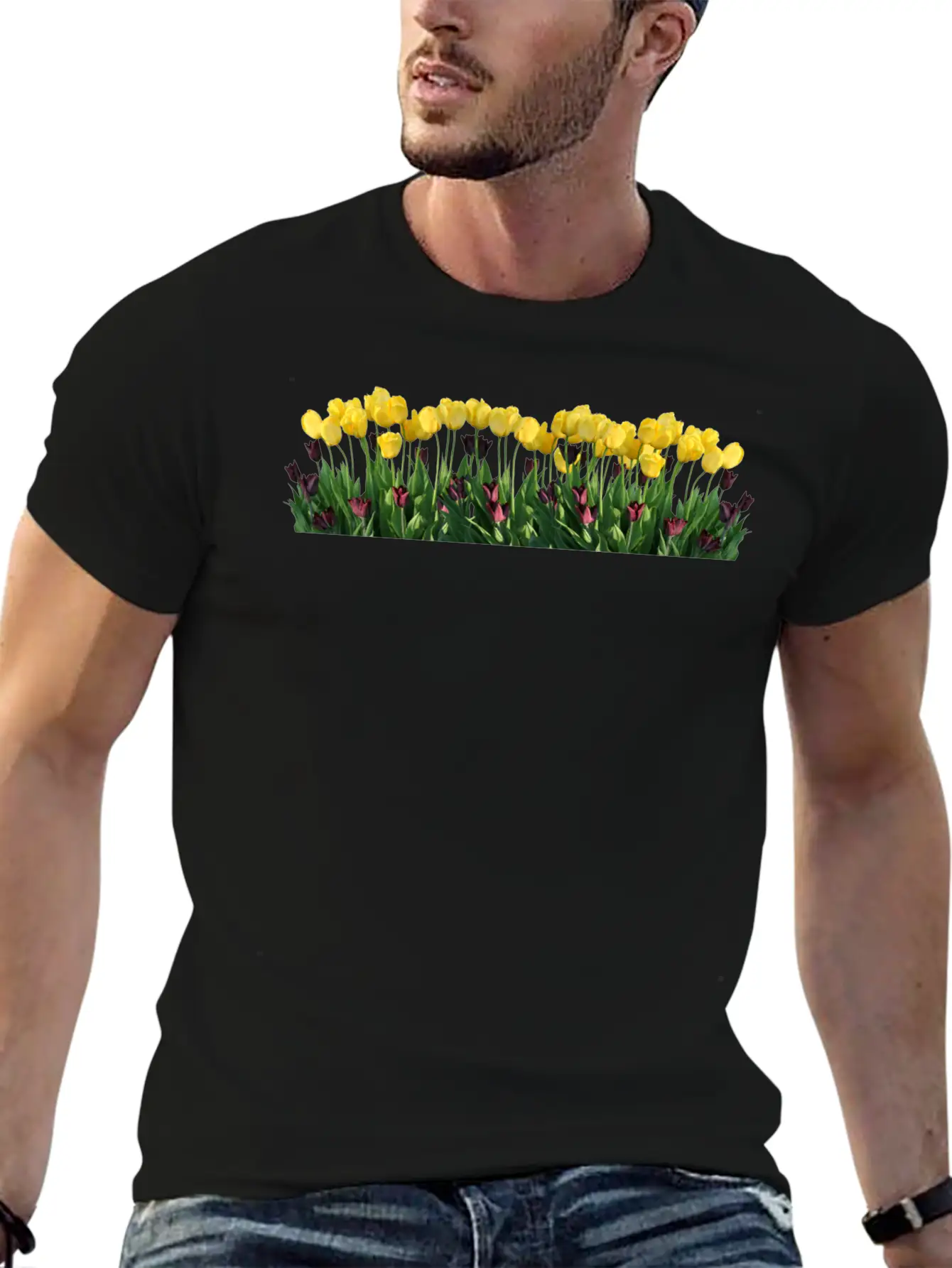 Tulips Tulpen Blumen Flowers Spring Fruehling Casual Graphic T-Shirt – Simple And Comfortable Daily Wear