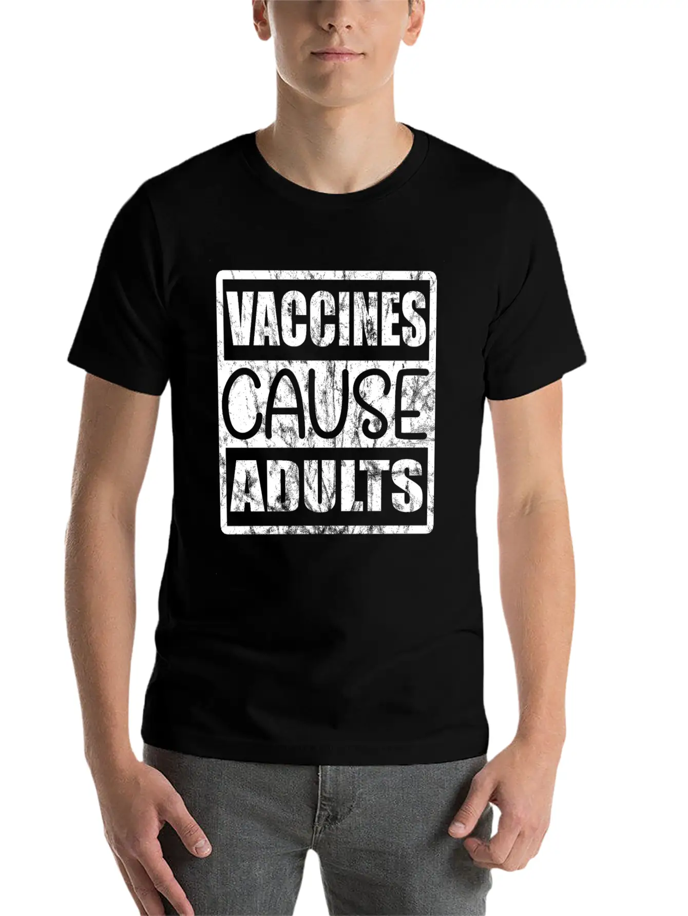 Vaccines Cause Adults T-Shirt Vaccination Classic Cotton Tee – Unisex Comfort For Any Season