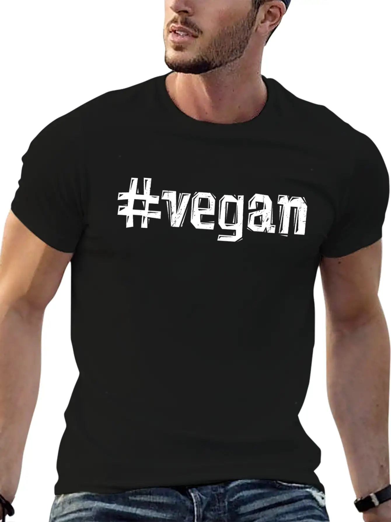 #vegan Simple Everyday Graphic Tee – Lightweight Summer Wear