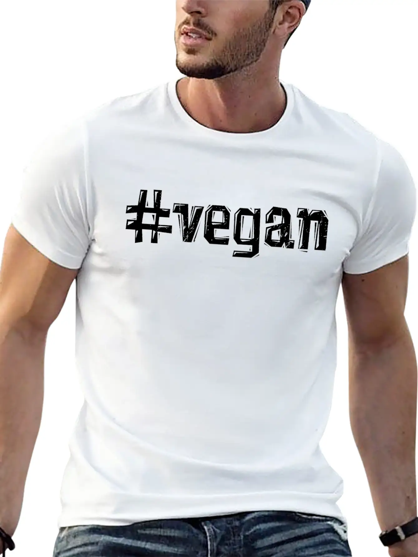 #vegan Simple Everyday Graphic Tee – Lightweight Summer Wear