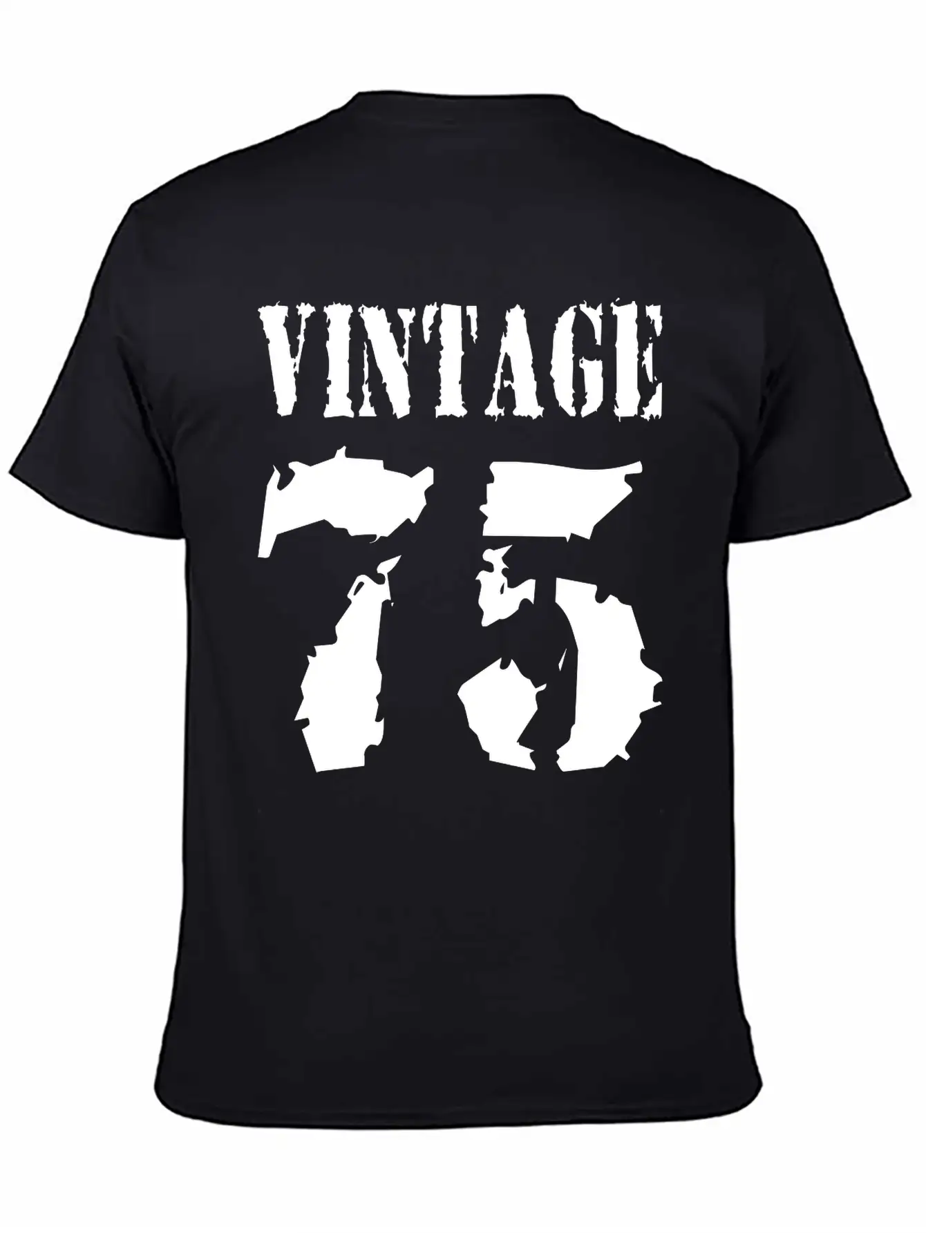 Vintage 1975 - Vintage 75 - Party Vector Essential Unisex Summer Tee – Soft Cotton Casual Fit