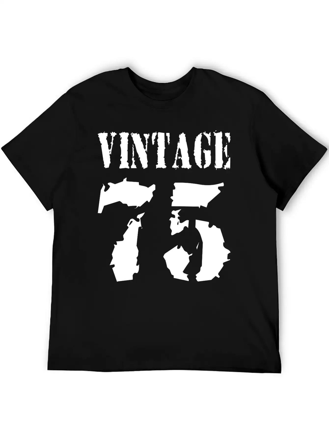 Vintage 1975 - Vintage 75 - Party Vector Essential Unisex Summer Tee – Soft Cotton Casual Fit