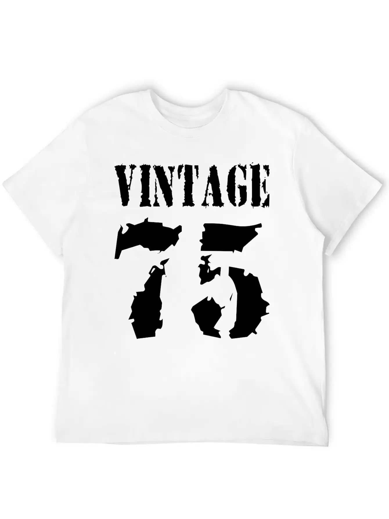 Vintage 1975 - Vintage 75 - Party Vector Essential Unisex Summer Tee – Soft Cotton Casual Fit