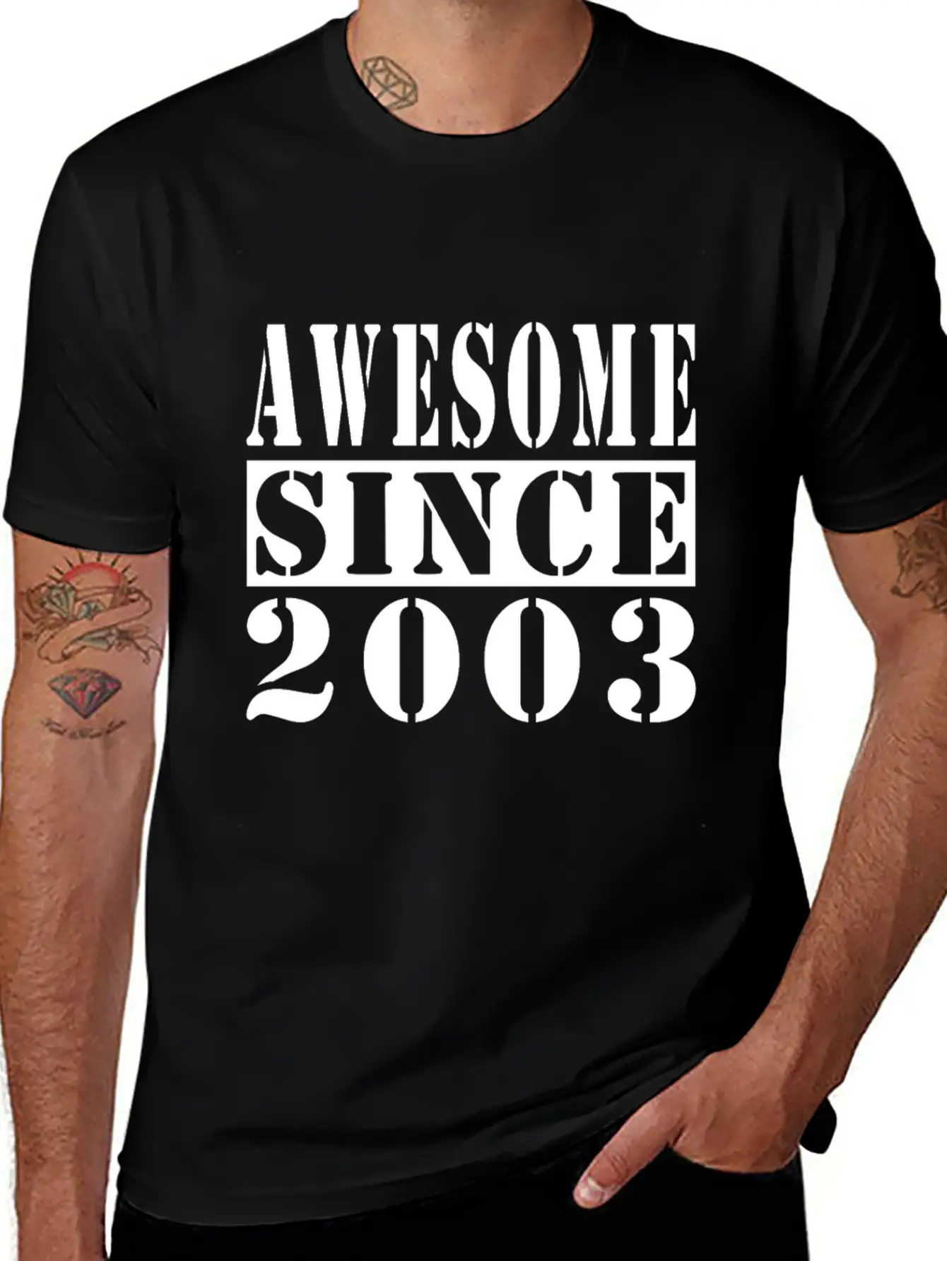 Vintage 2003 Birthday Retro Vintage Gift Casual Graphic T-Shirt – Simple And Comfortable Daily Wear