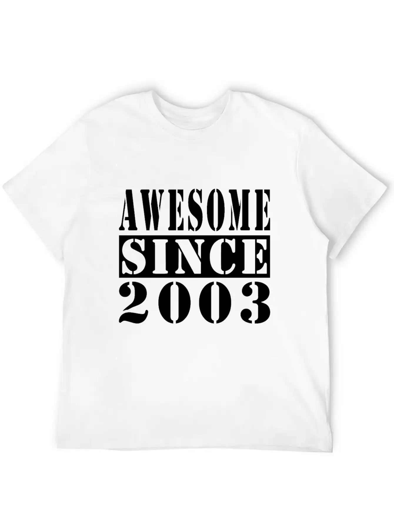 Vintage 2003 Birthday Retro Vintage Gift Casual Graphic T-Shirt – Simple And Comfortable Daily Wear