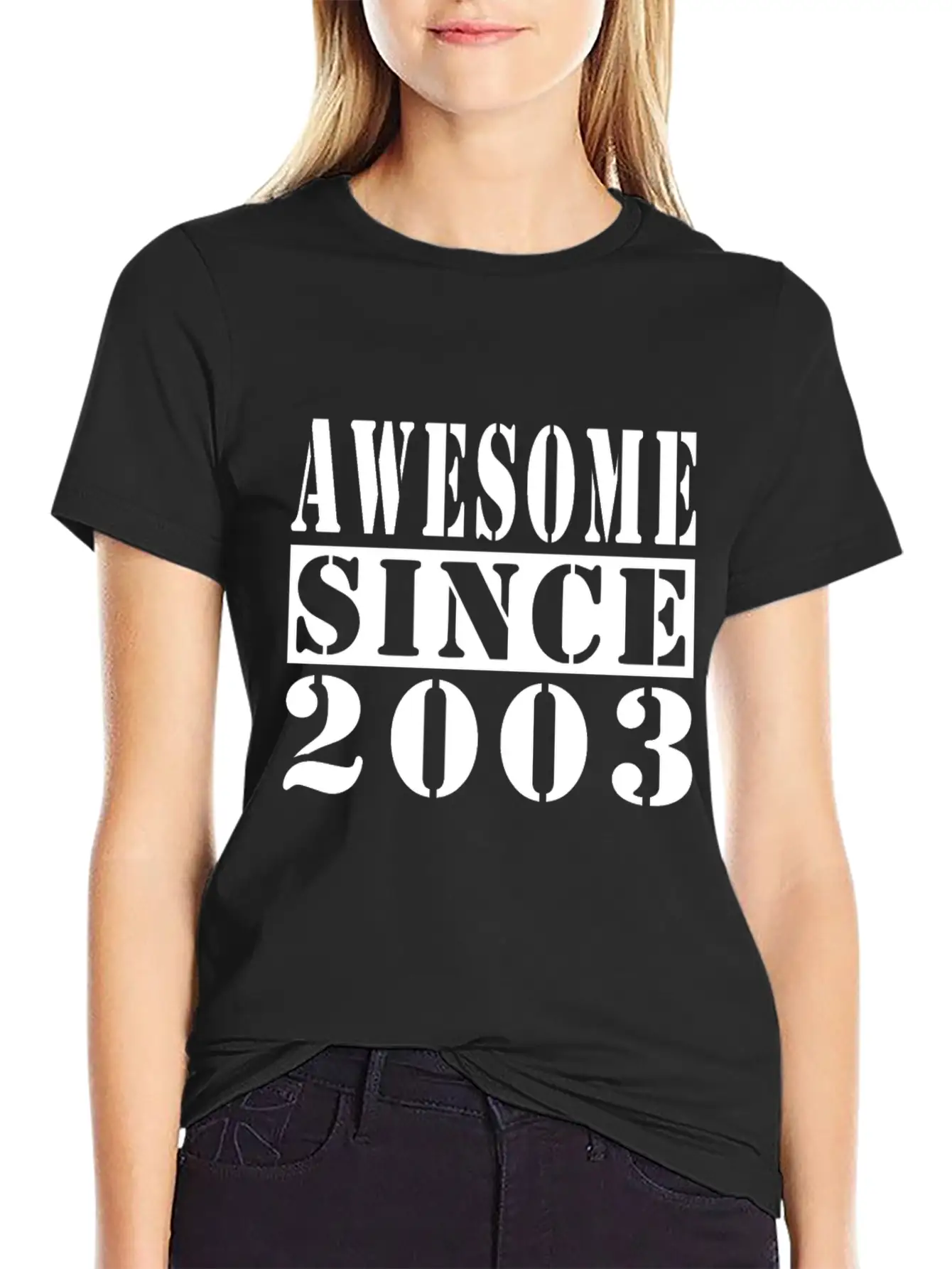 Vintage 2003 Birthday Retro Vintage Gift Casual Graphic T-Shirt – Simple And Comfortable Daily Wear